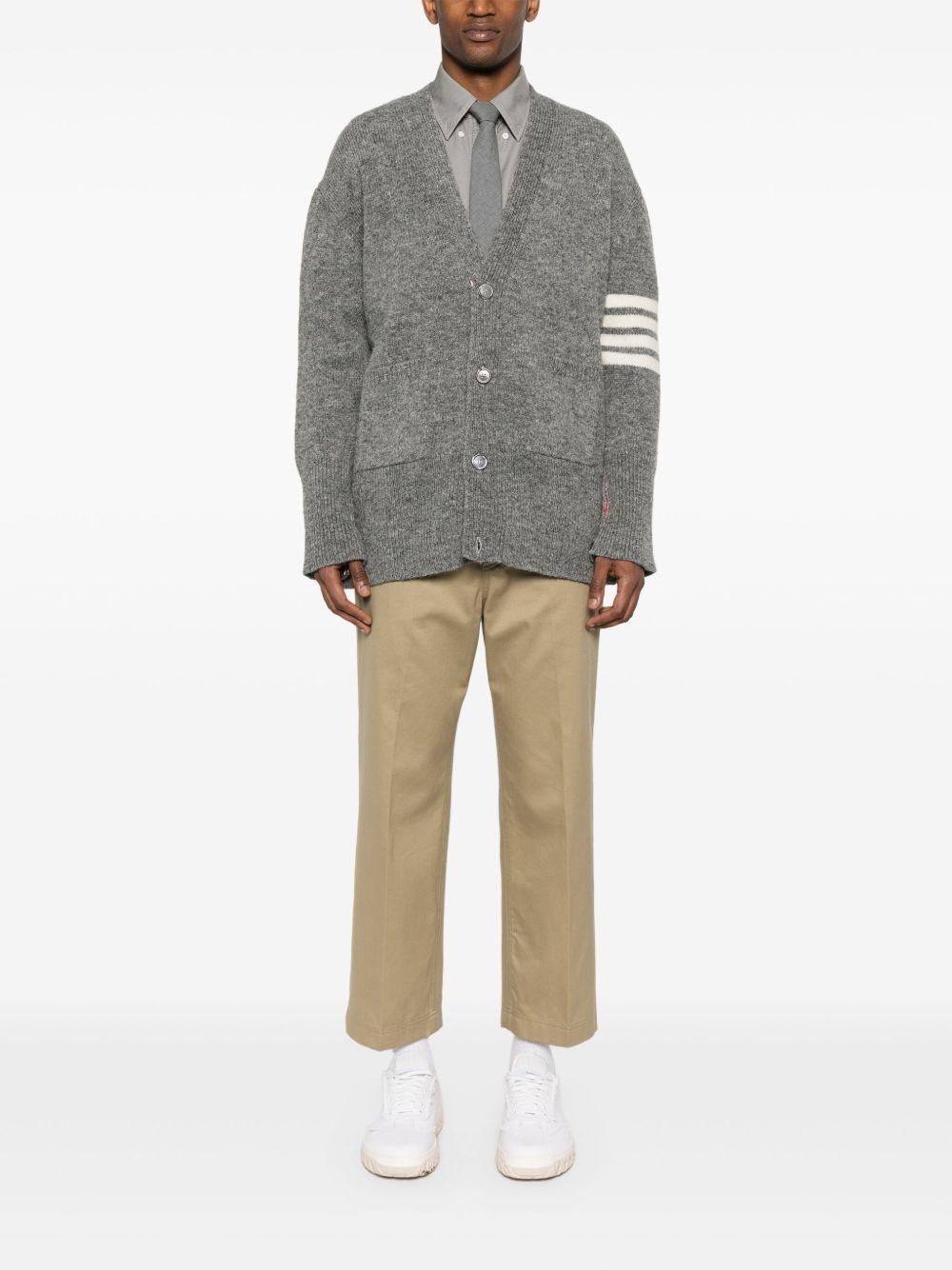 mid-rise tapered chinos - 2