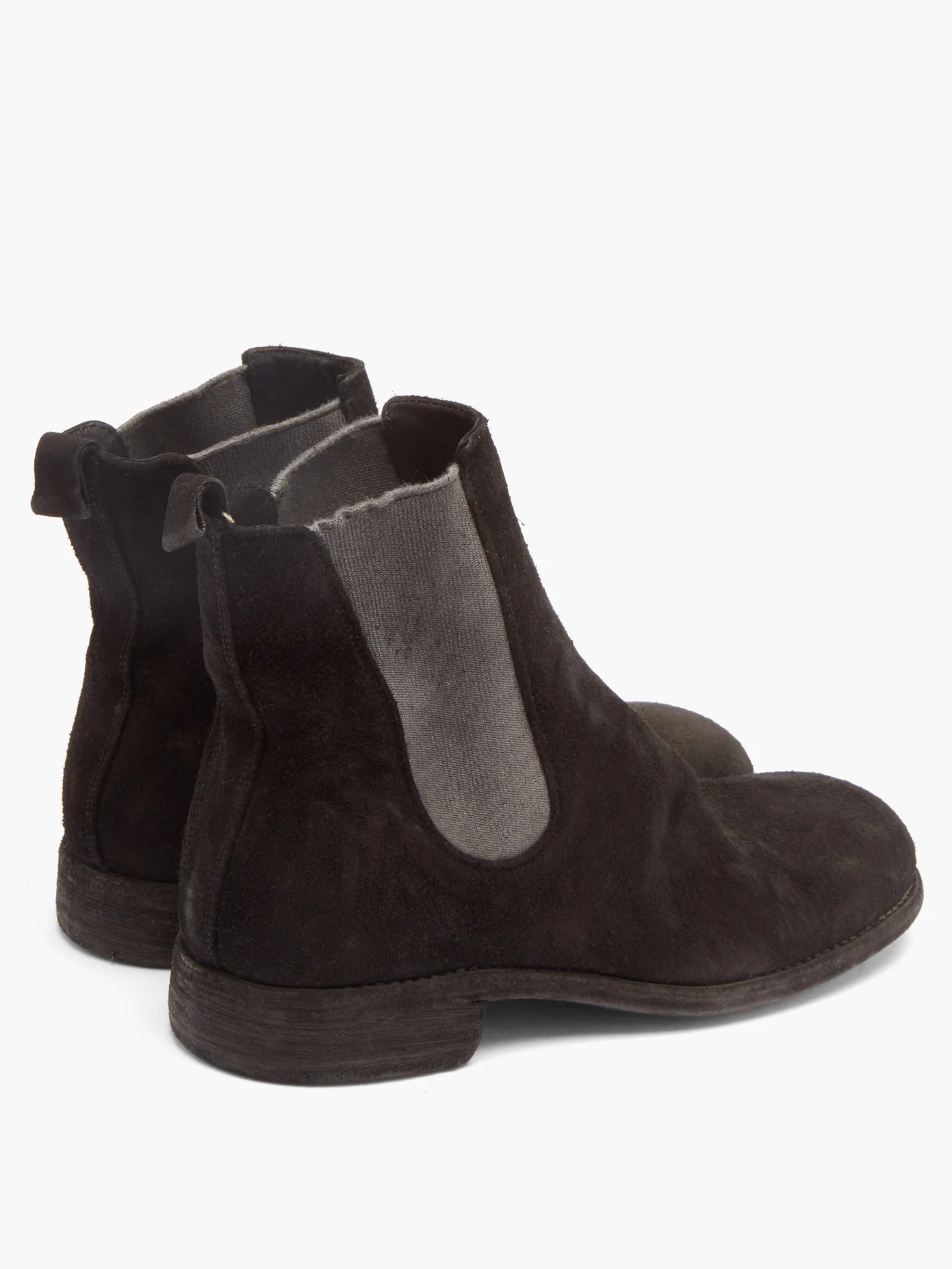 Distressed suede Chelsea boots - 4