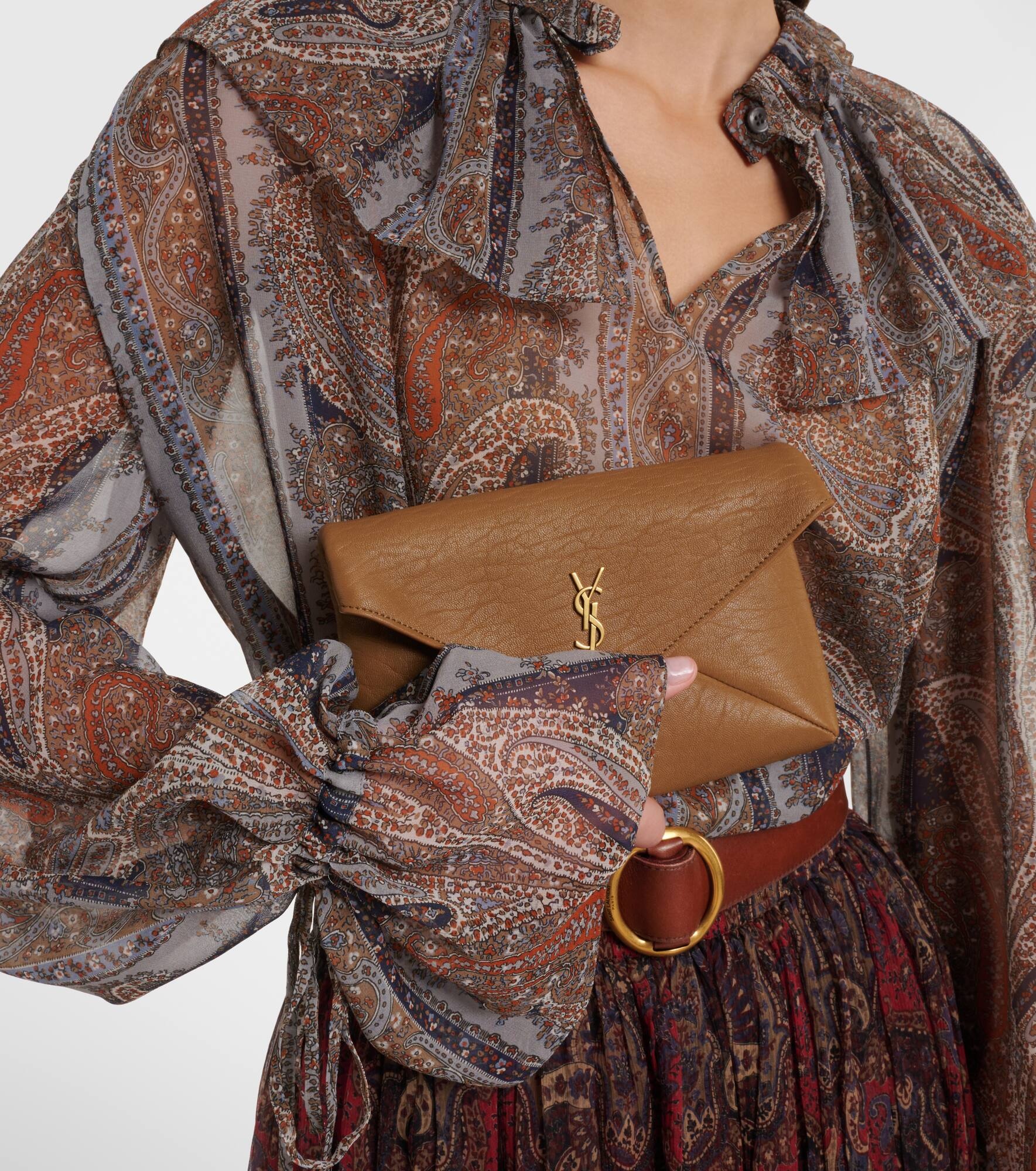 Cassandre leather clutch - 7