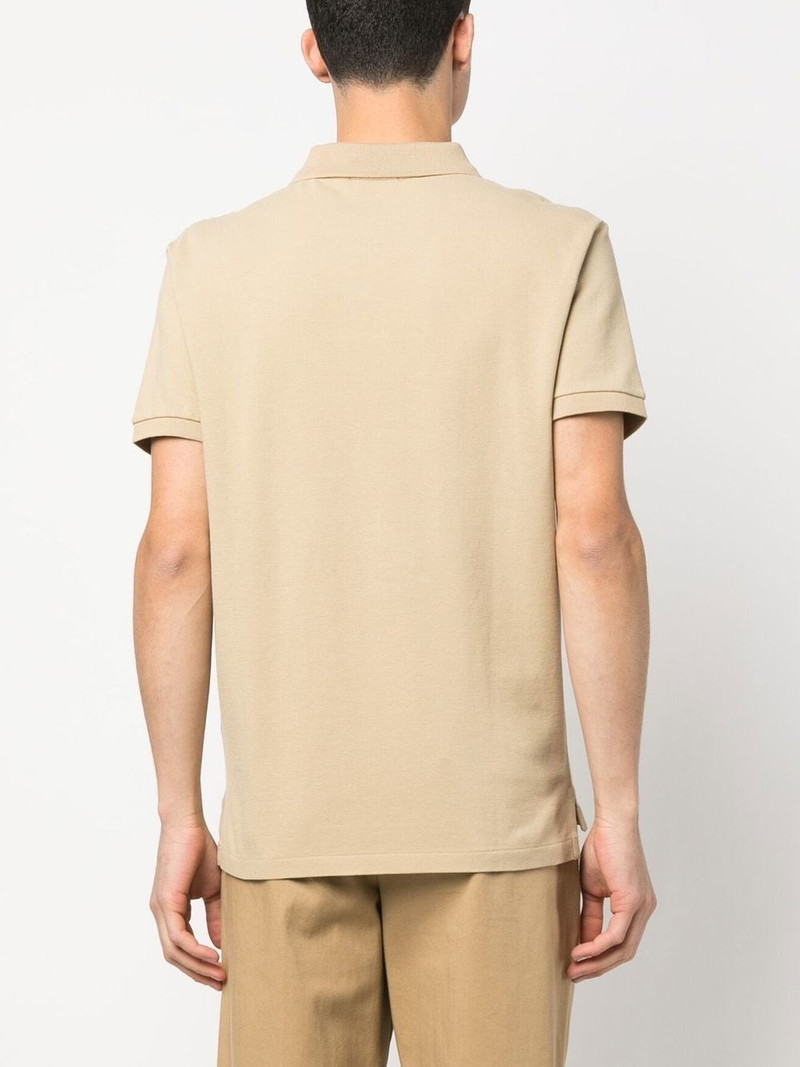 logo-embroidered polo shirt 4