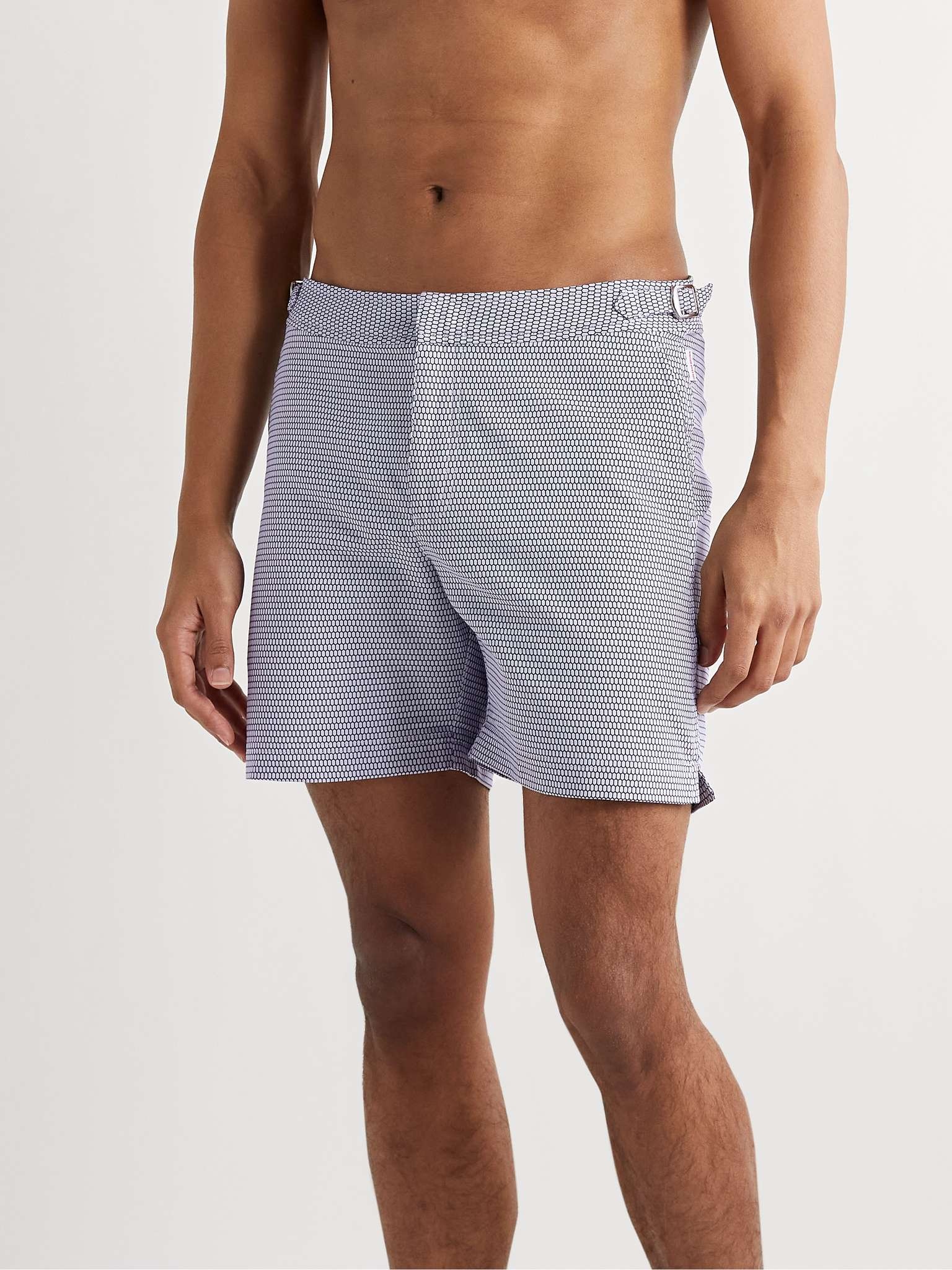 Bulldog X Fenella Slim-Fit Mid-Length Jacquard Swim Shorts - 2