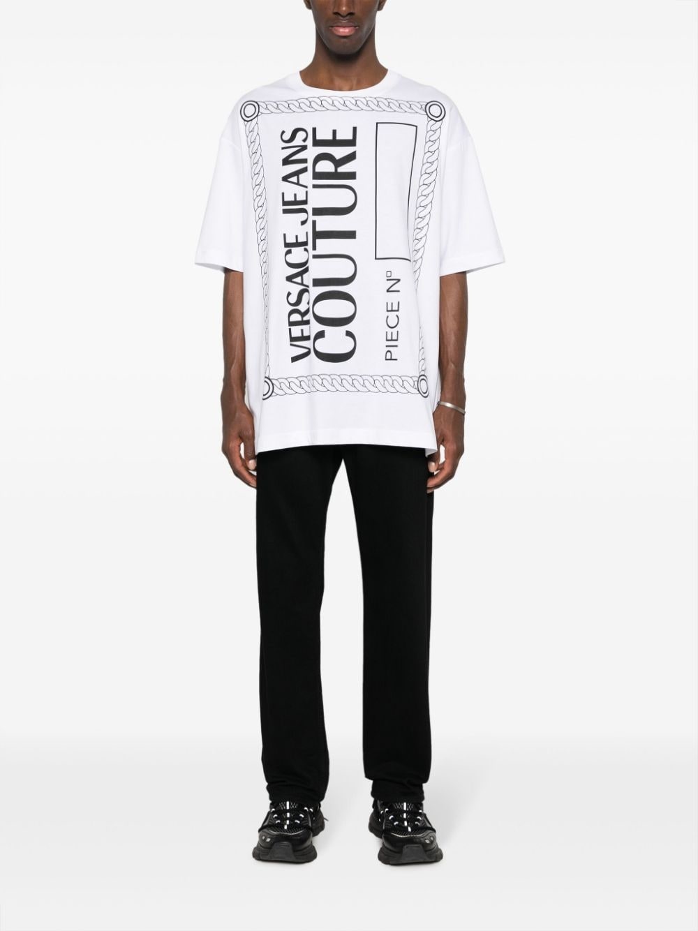 logo-print cotton T-shirt - 2