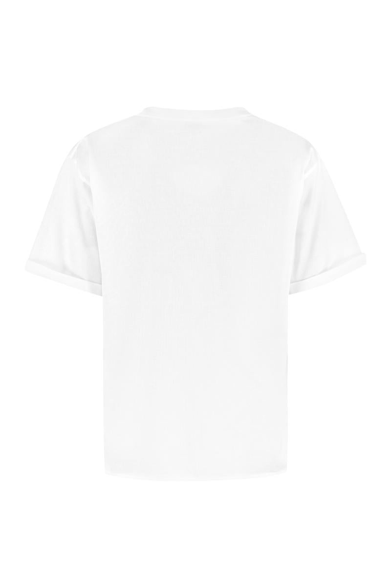 SAINT LAURENT COTTON CREW-NECK T-SHIRT - 2