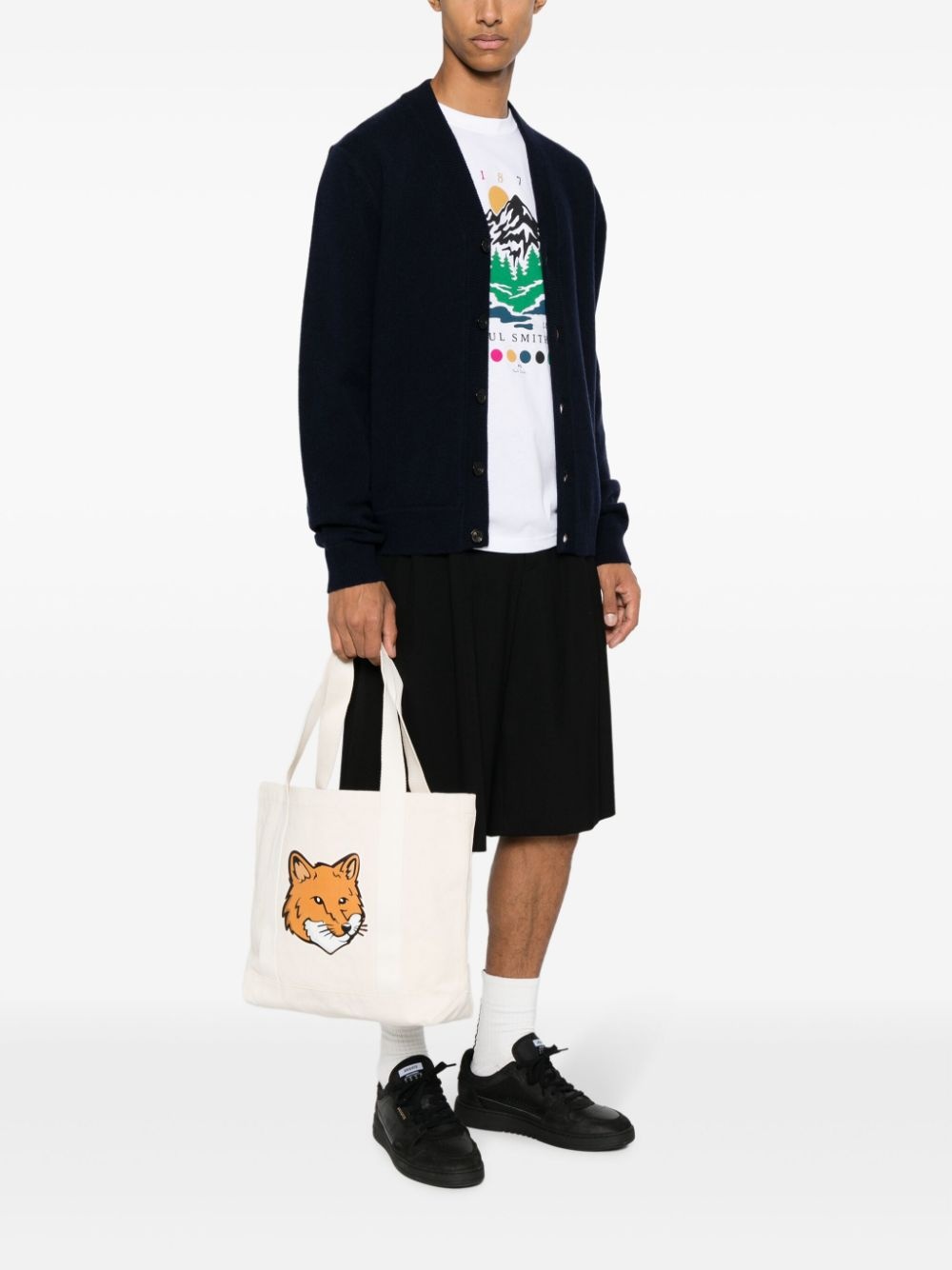 Fox Head canvas tote bag - 2