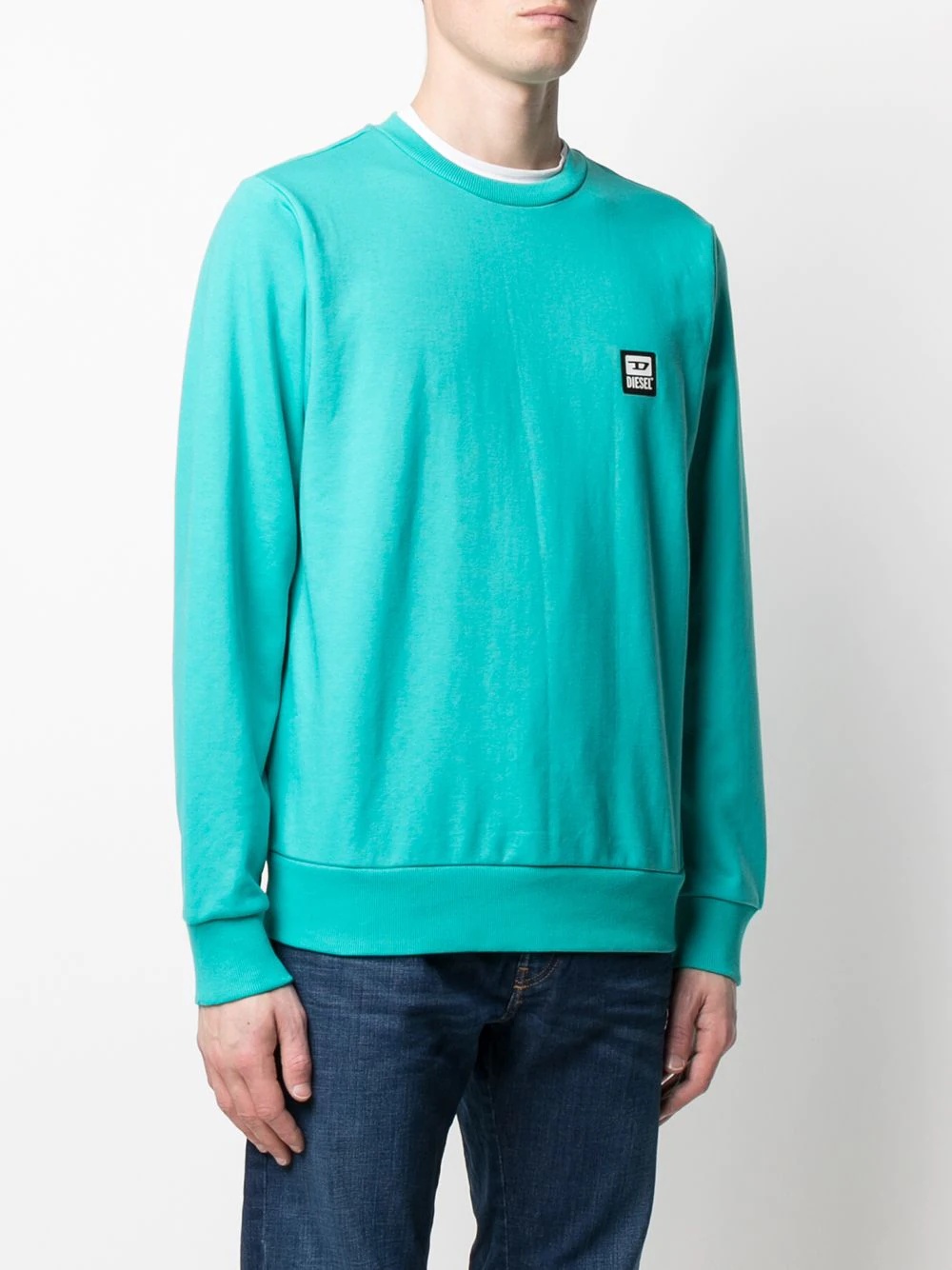 logo crew-neck jumper - 3