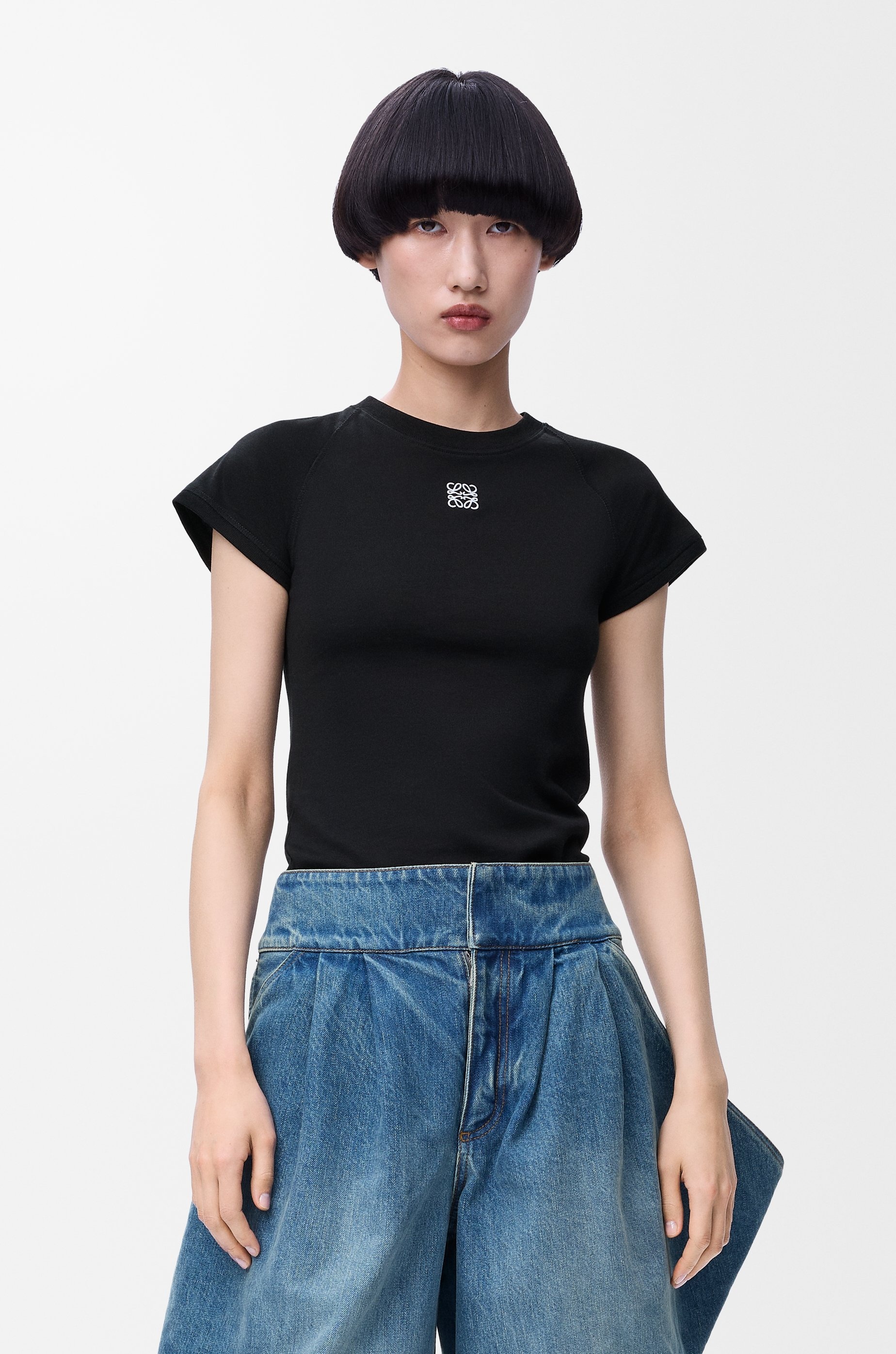 Small fit t-shirt in cotton blend - 3