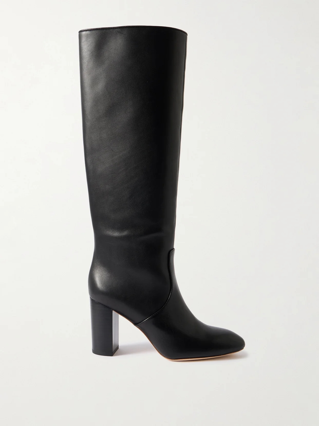Goldy Leather Knee Boots - 1