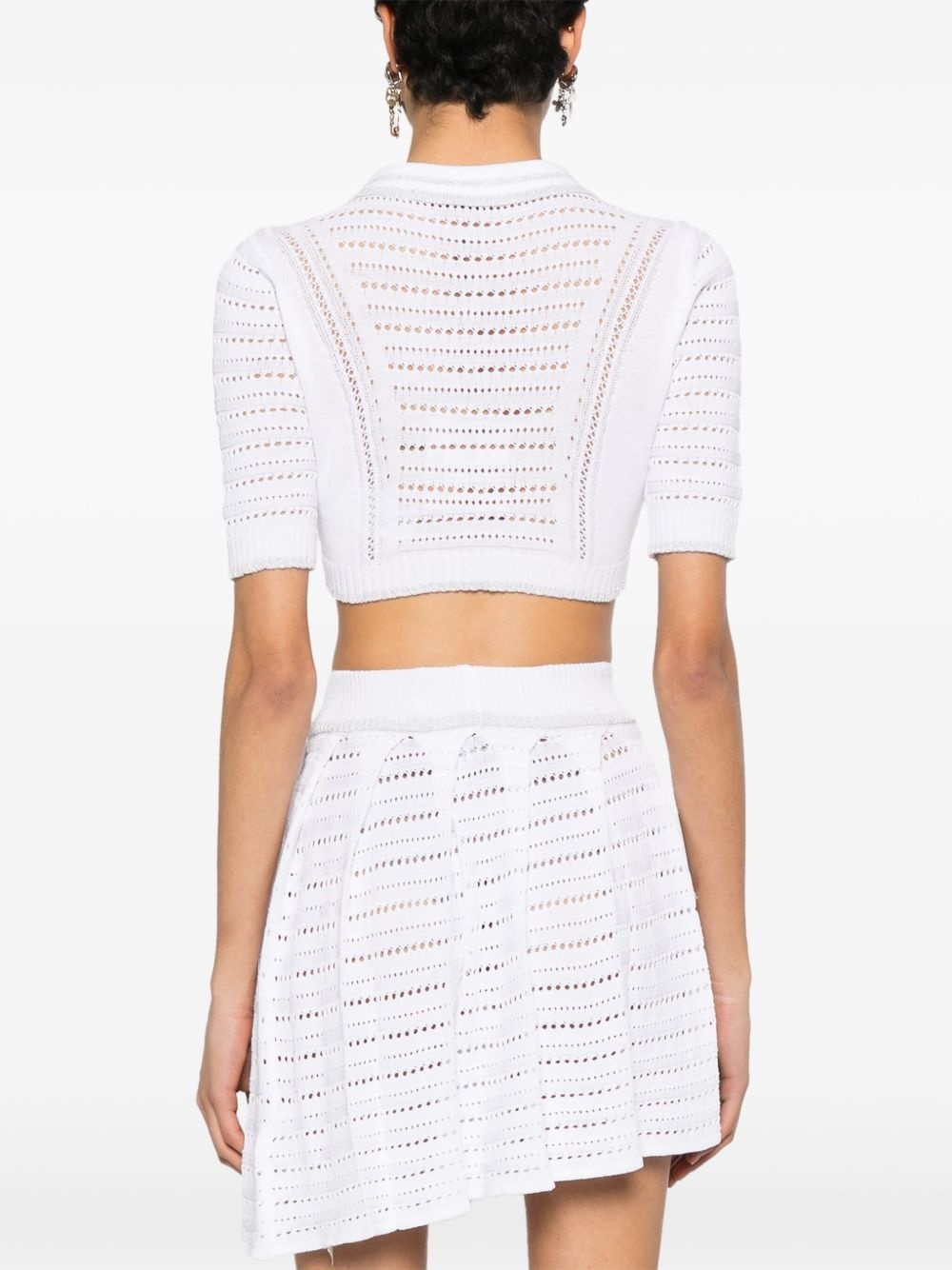 cropped polo top - 4
