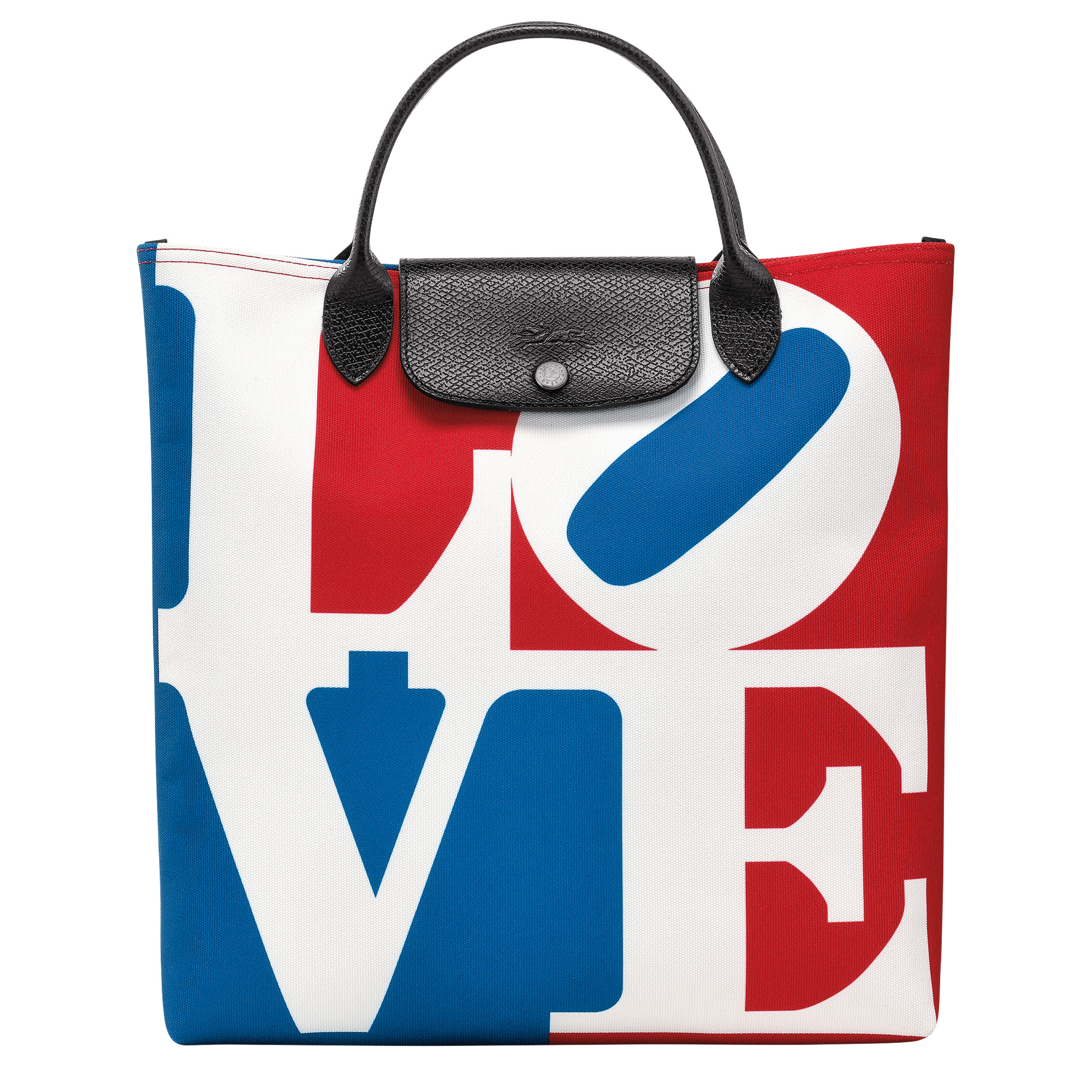 Longchamp x Robert Indiana L Handbag White - Canvas - 1