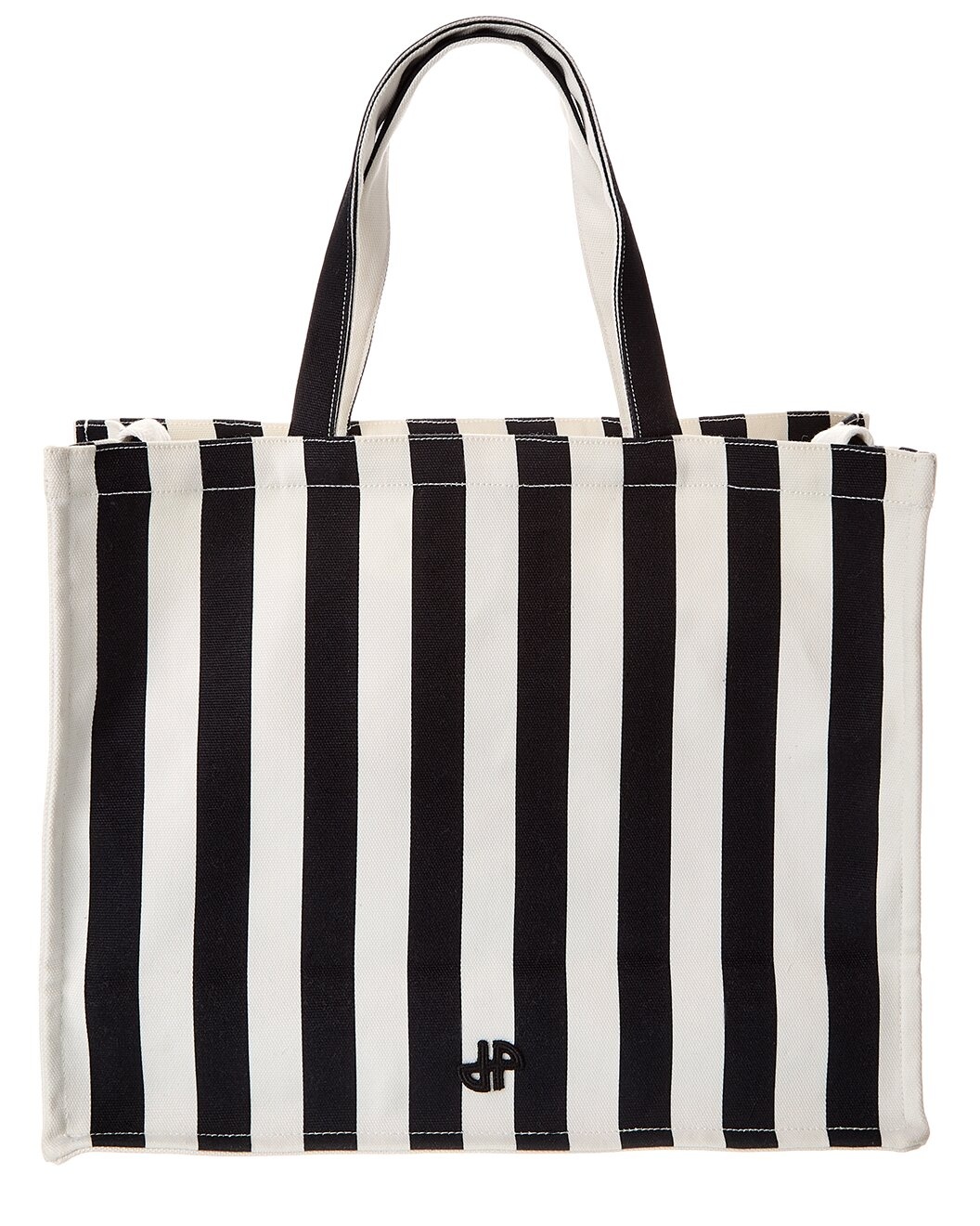 PATOU JP Large Striped Canvas Tote - 2