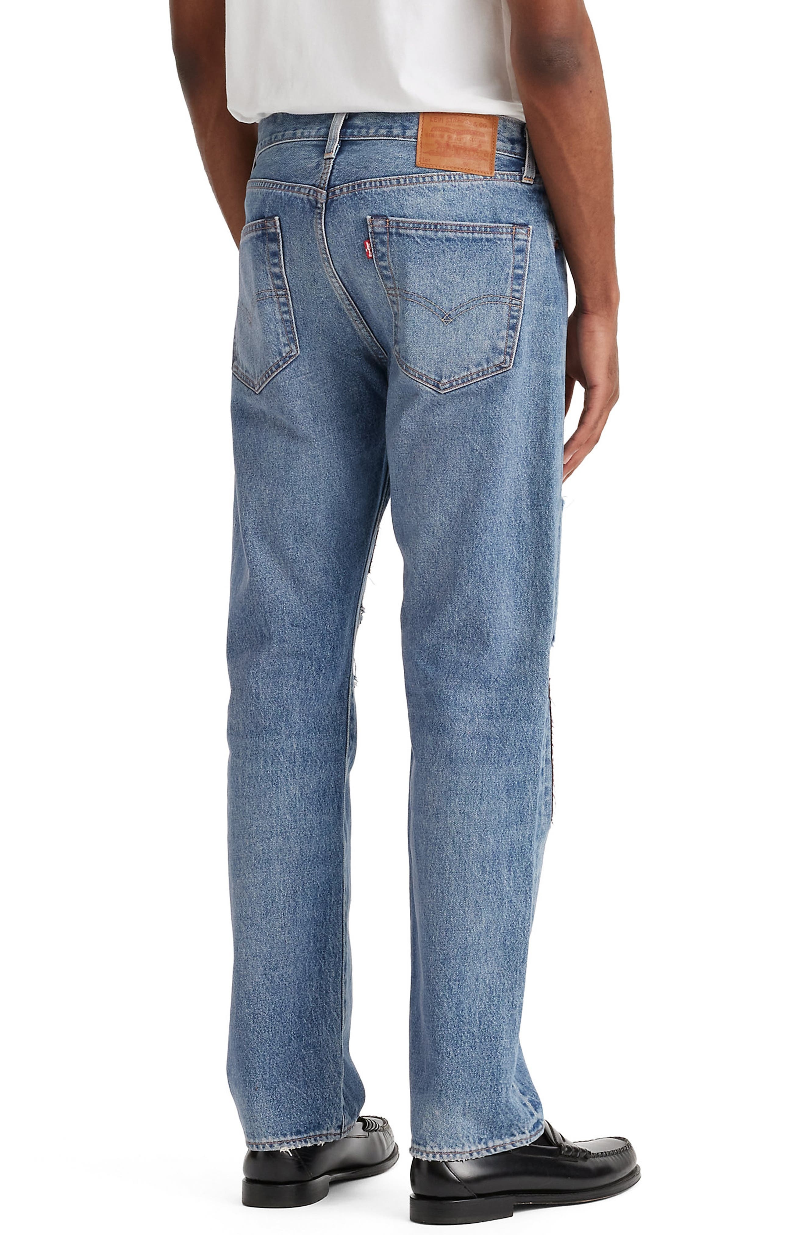 levi's 501® '93 Patchwork Rip & Repair Straight Leg Jeans in Trailblazing Dx at Nordstrom - 2