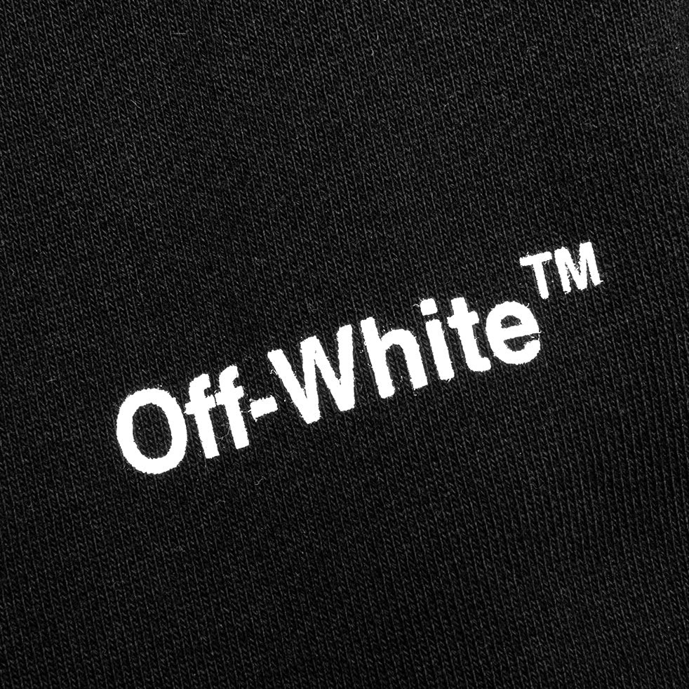 OFF-WHITE C/O VIRGIL ABLOH WAVE DIAG SLIM SWEATPANT - BLACK/WHITE - 3
