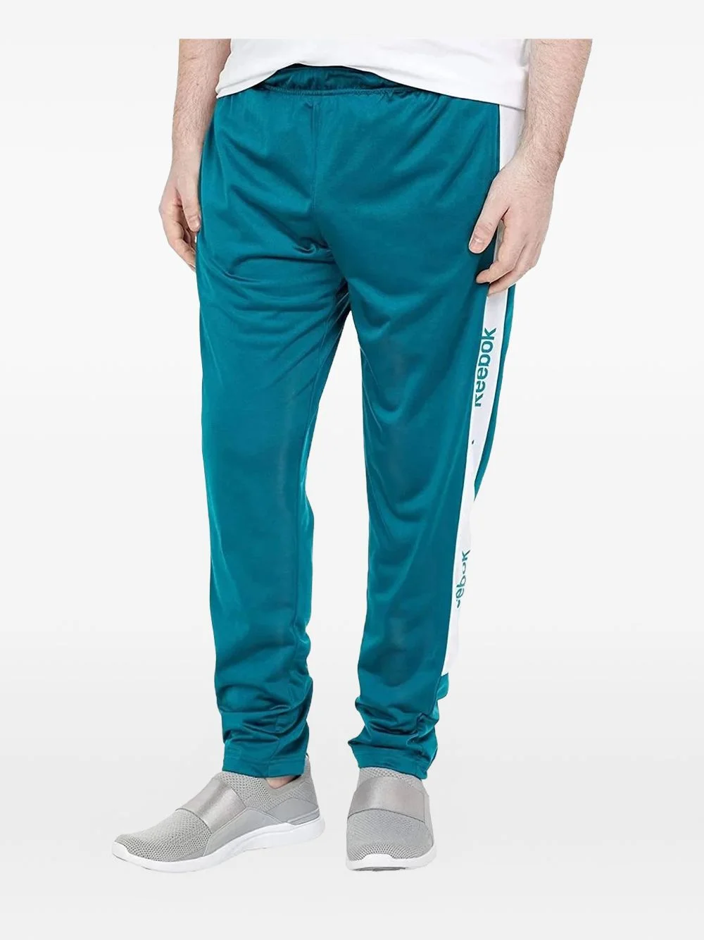 linear logo track pants - 1