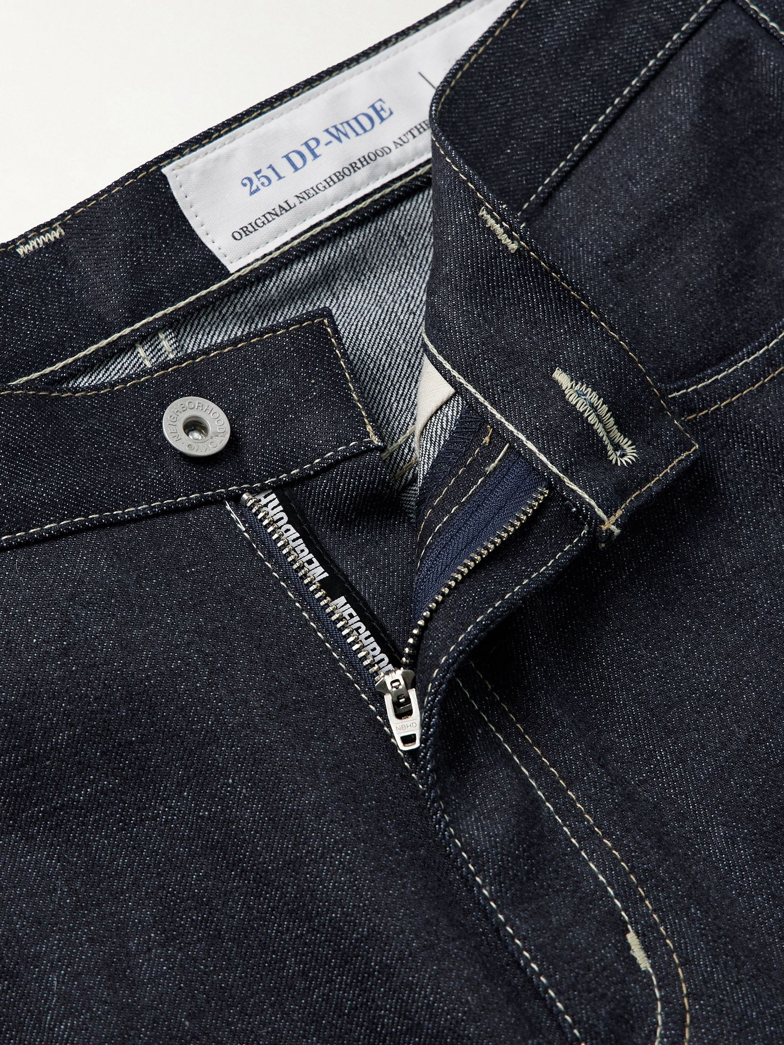 DP Straight-Leg Selvedge Jeans Indigo - 6