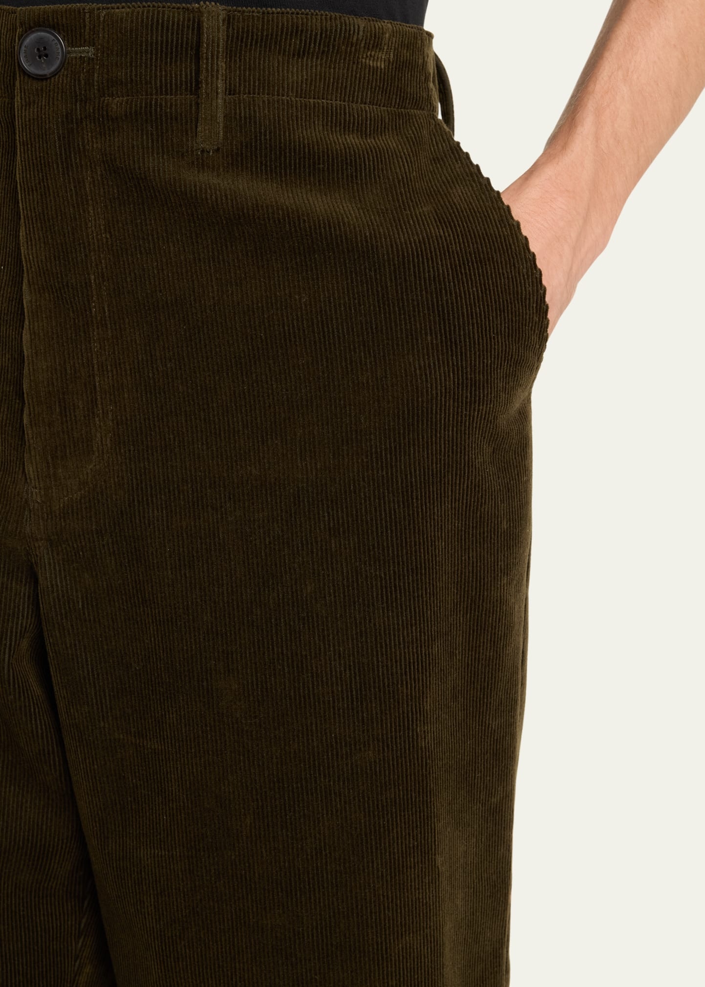 Men's Corduroy Wide-Leg Pants - 5