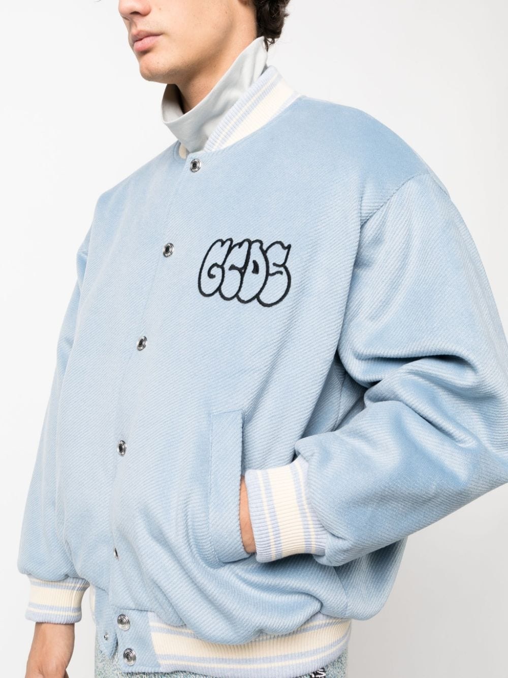 graffit-logo Varsity bomber jacket - 5