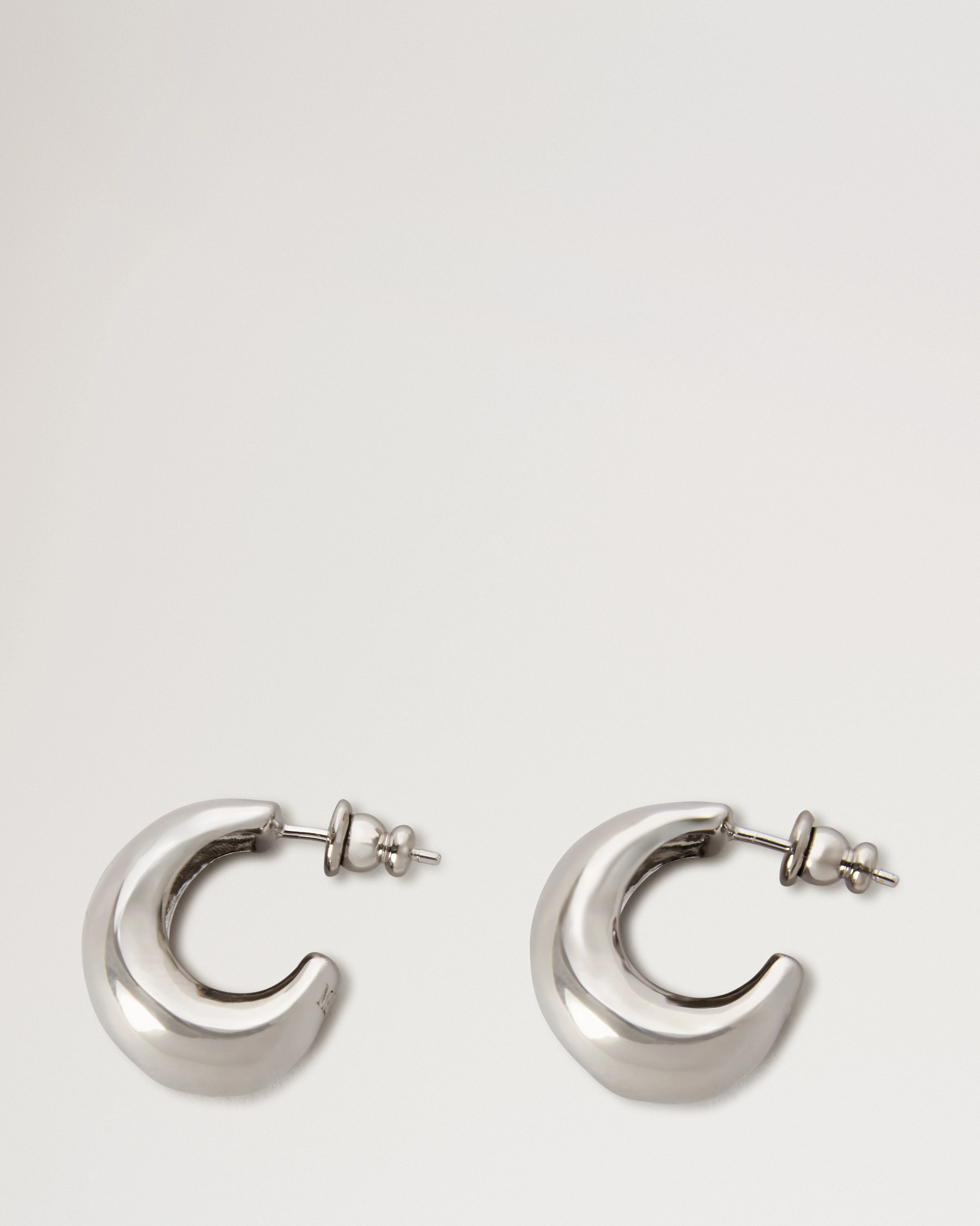 Lana Hoop Earrings
Silver Plated Brass - 1
