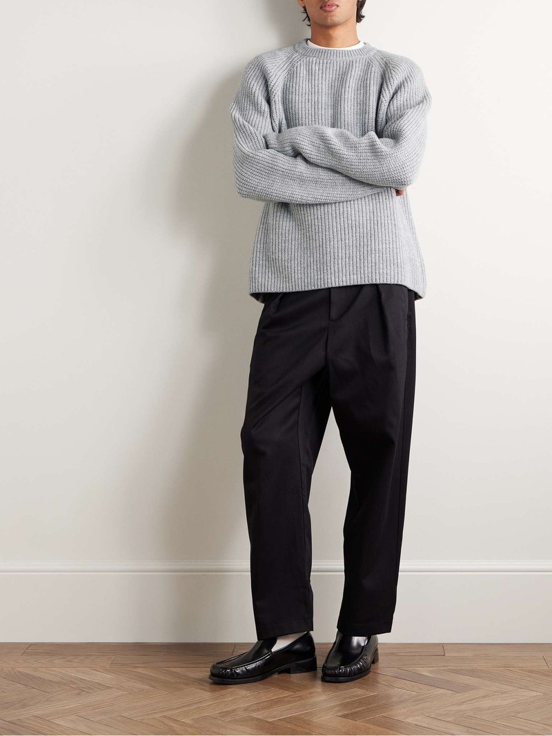 The Frankie Shop Carter Ribbed Merino Wool-Blend Sweater outlook