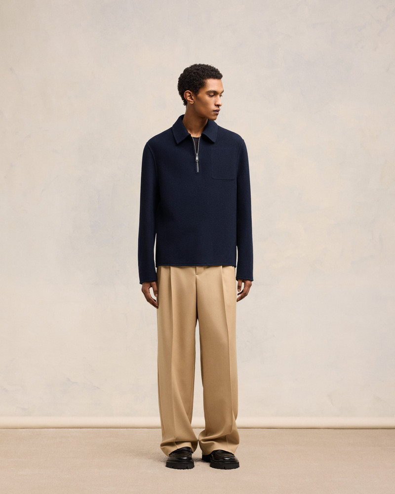 AMI Paris SEMI ZIPPED JACKET outlook