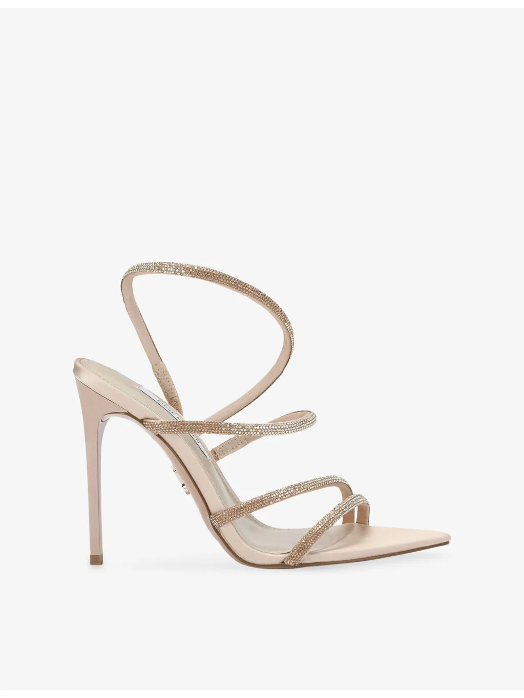 Sylo Embellished Satin Heeled Sandals - 1