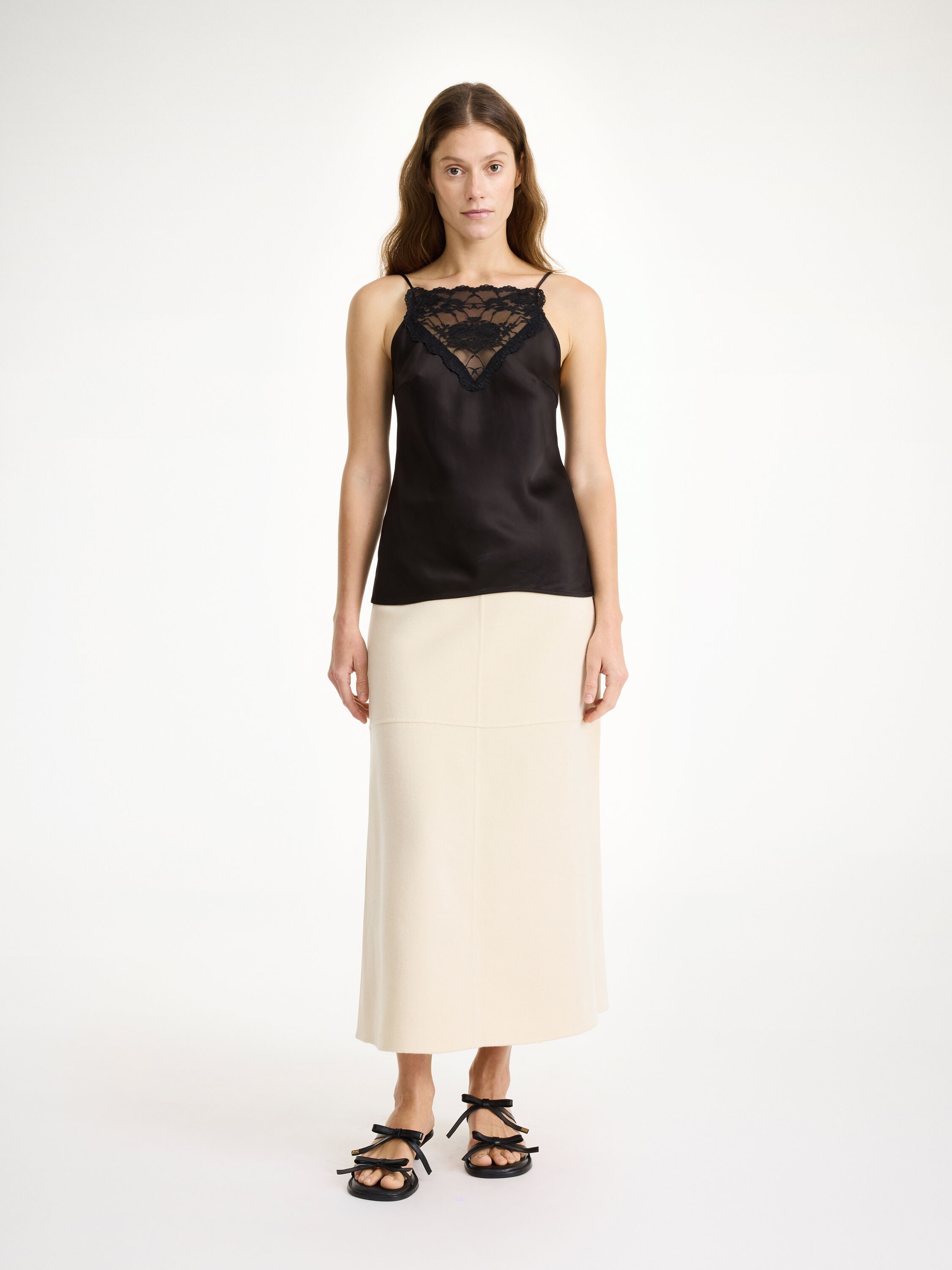 Angello wool midi skirt - 2