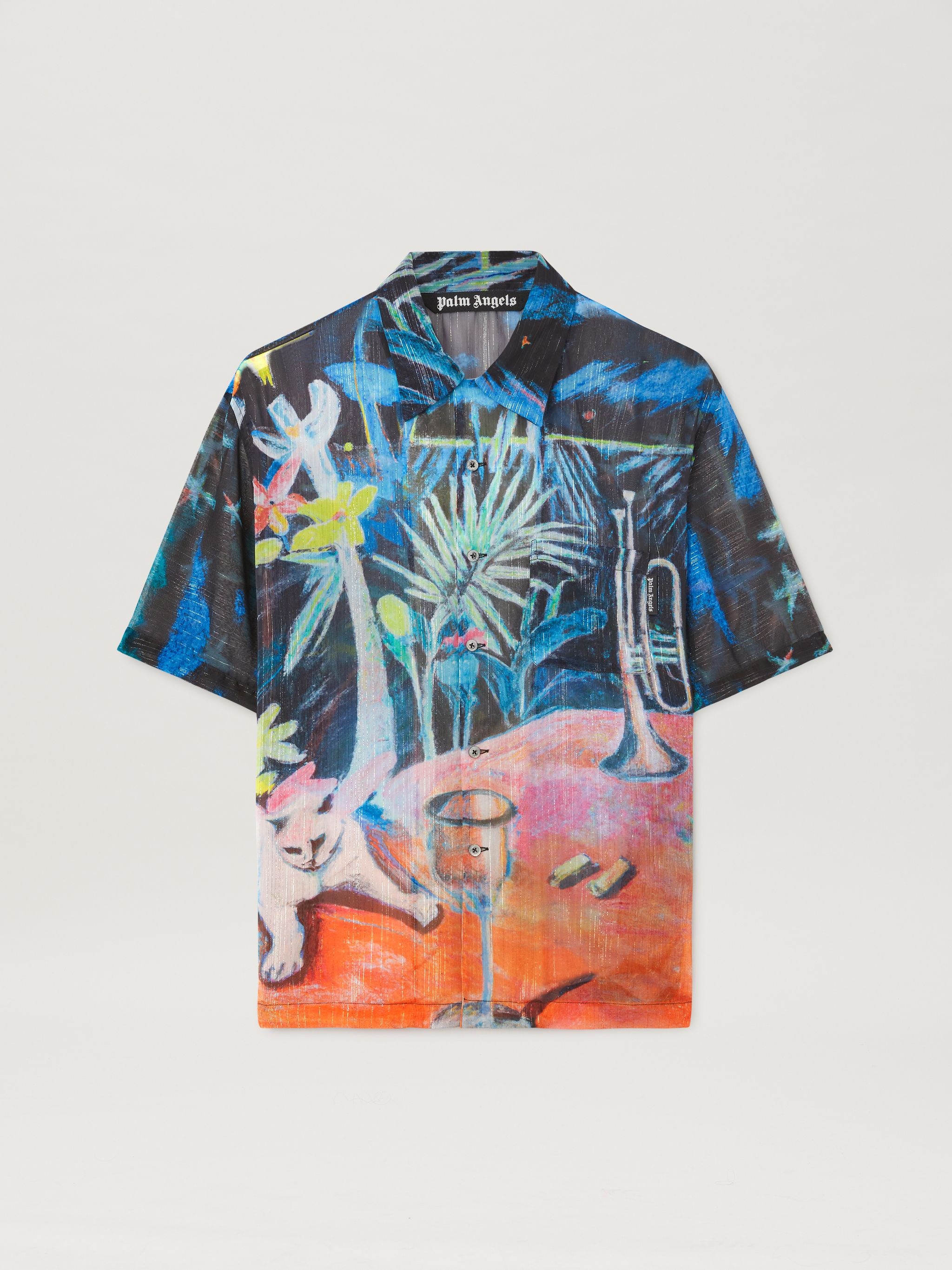 Oil On Canvas Bowling Shirt - 1