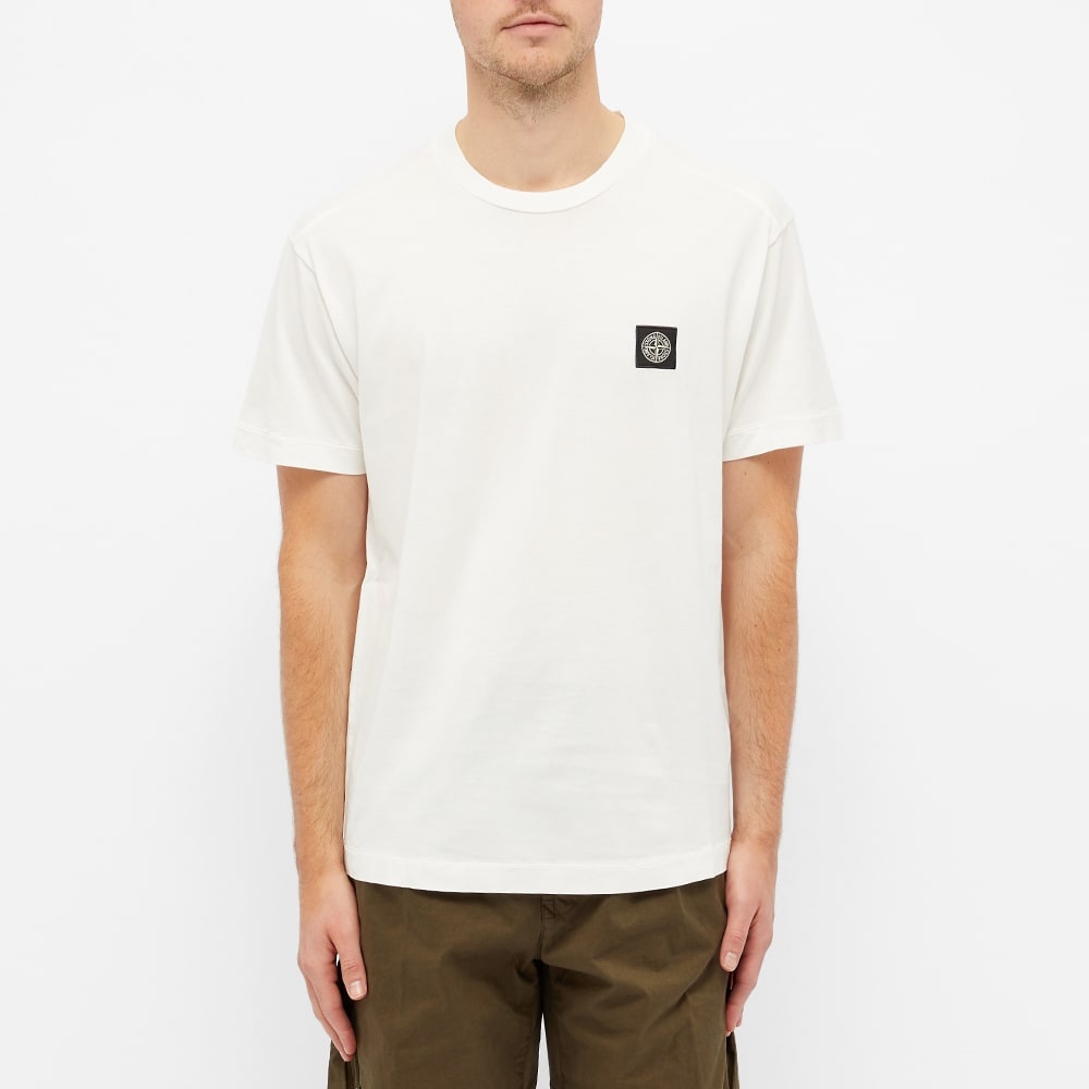 Stone Island Patch Logo Tee - 3