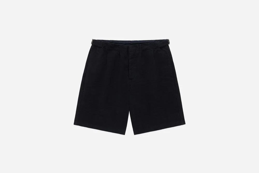 Safari Shorts Black Twill - 1
