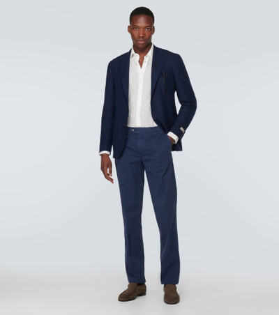 Canali Cotton twill chinos outlook