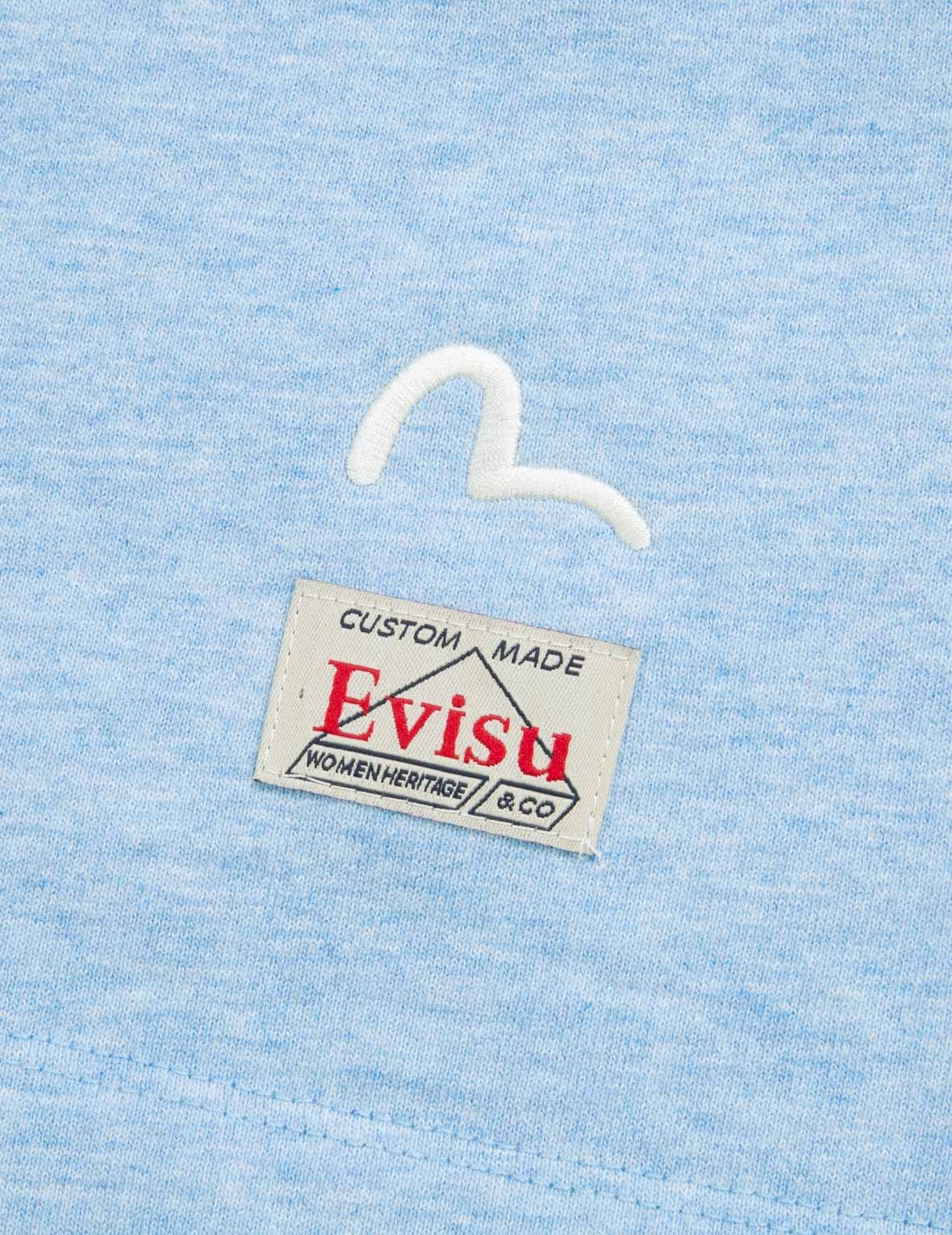 Seagull and Logo Embroidery Cropped Sweatshirt - 12