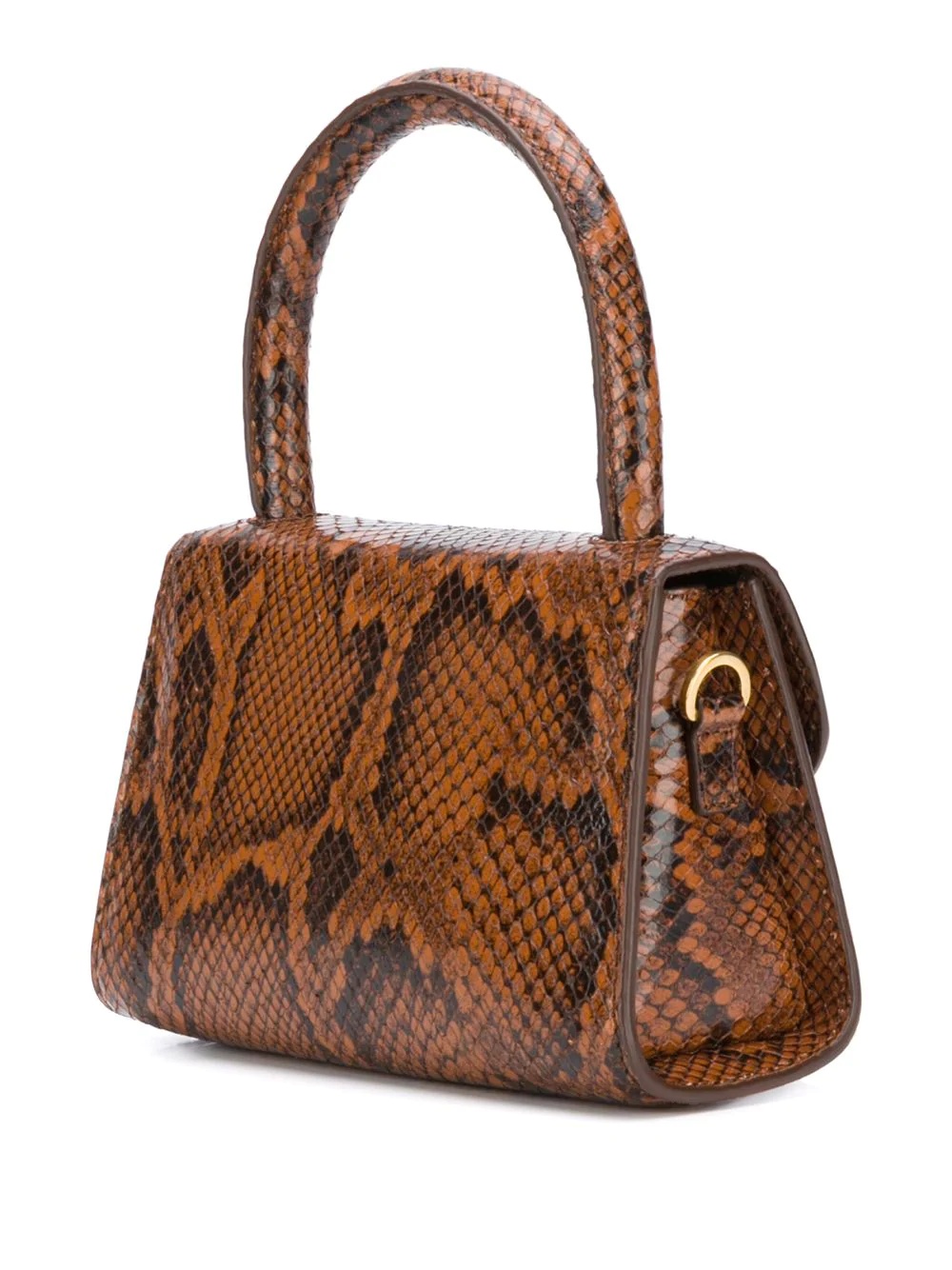 Mina snakeskin effect mini bag - 3