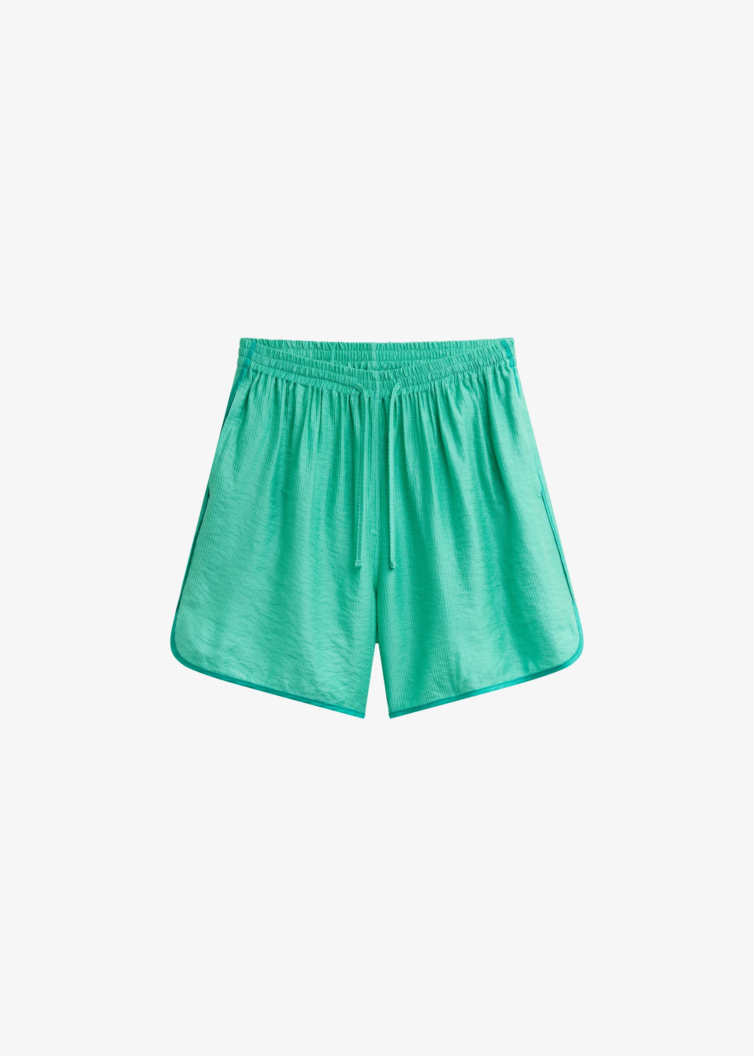 Coria Boxer Shorts - Green Stripe - 1