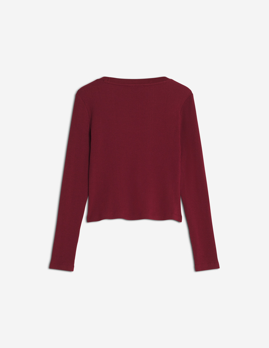 RIBBED BABY FOX LONG SLEEVE TEE-SHIRT - 5