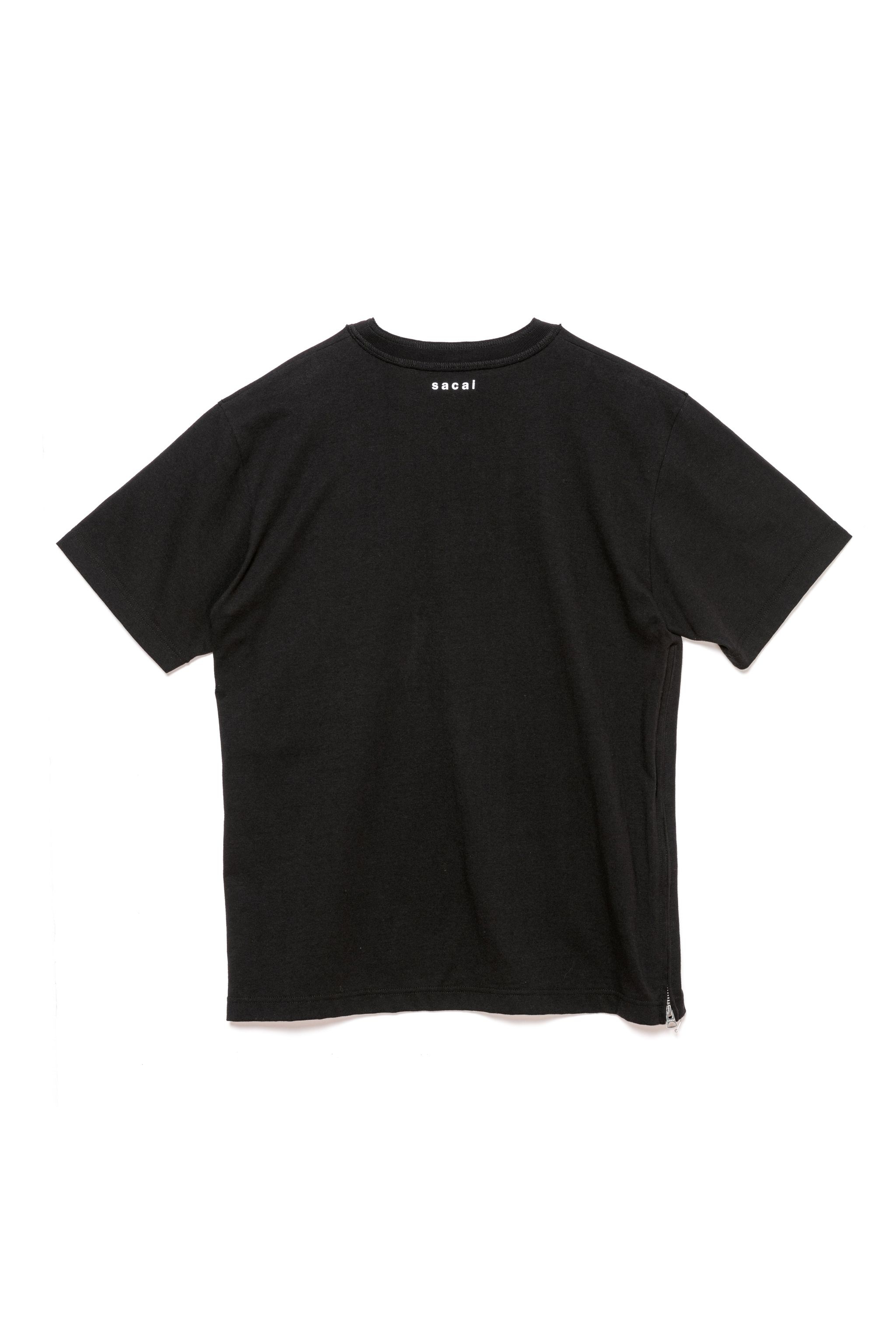 Side Zip Cotton T-Shirt - 2