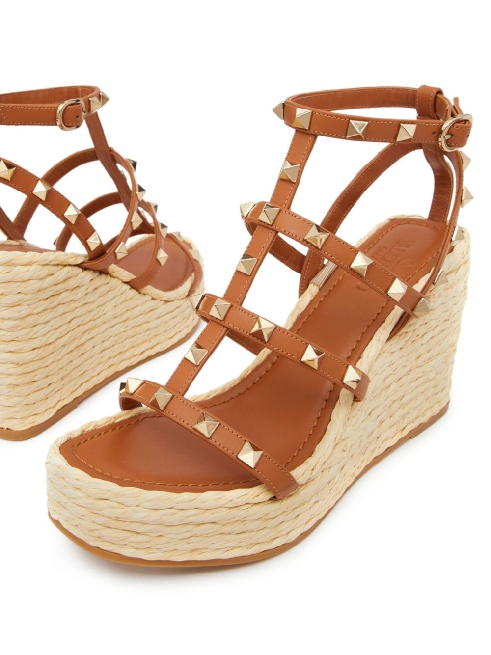 Rockstud 95mm wedge espadrilles - 5