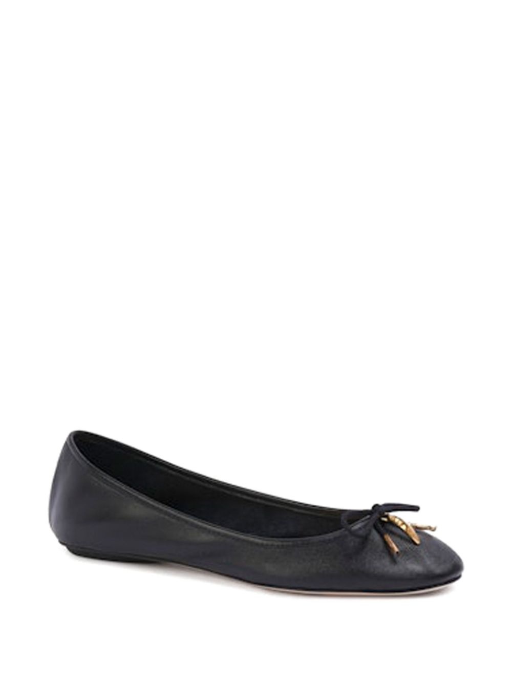 leather ballerina shoes - 3