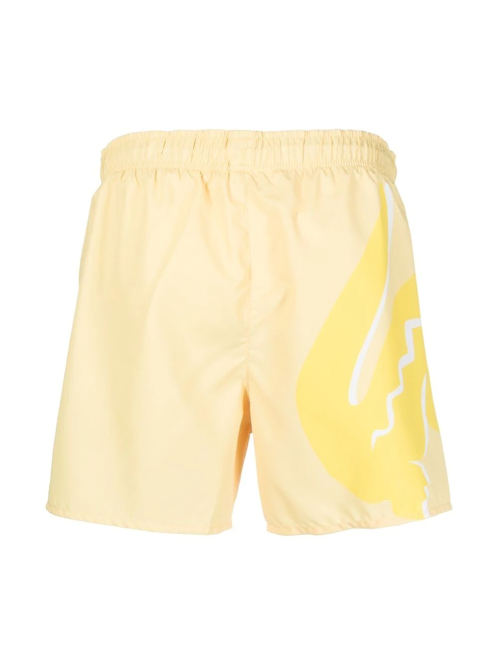 crocodile-print swim short - 2