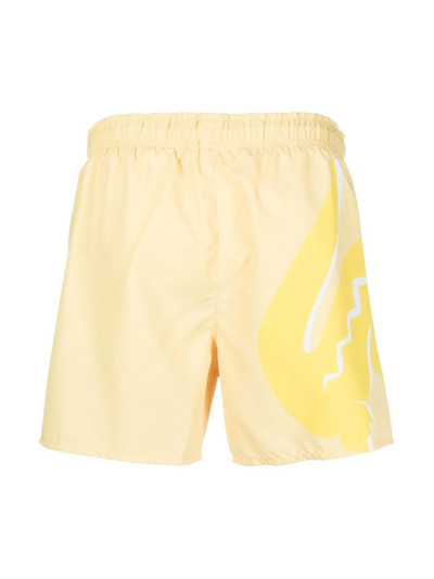 LACOSTE crocodile-print swim short outlook