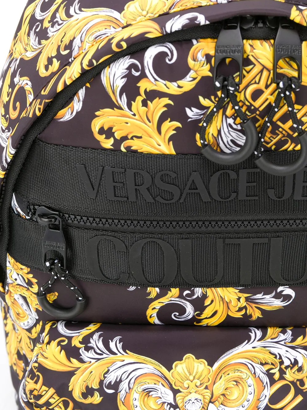 baroque print backpack - 4