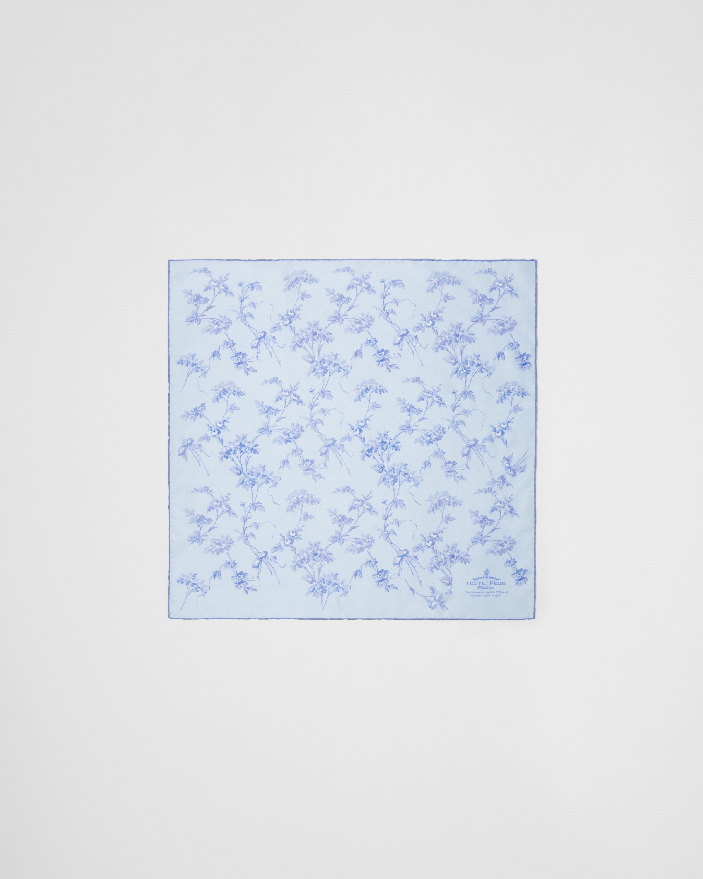 Printed silk-twill foulard - 3