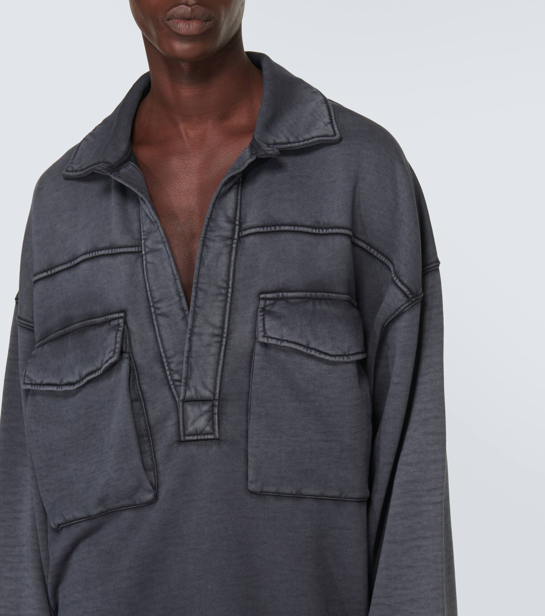 Hassette cotton jersey sweatshirt - 5