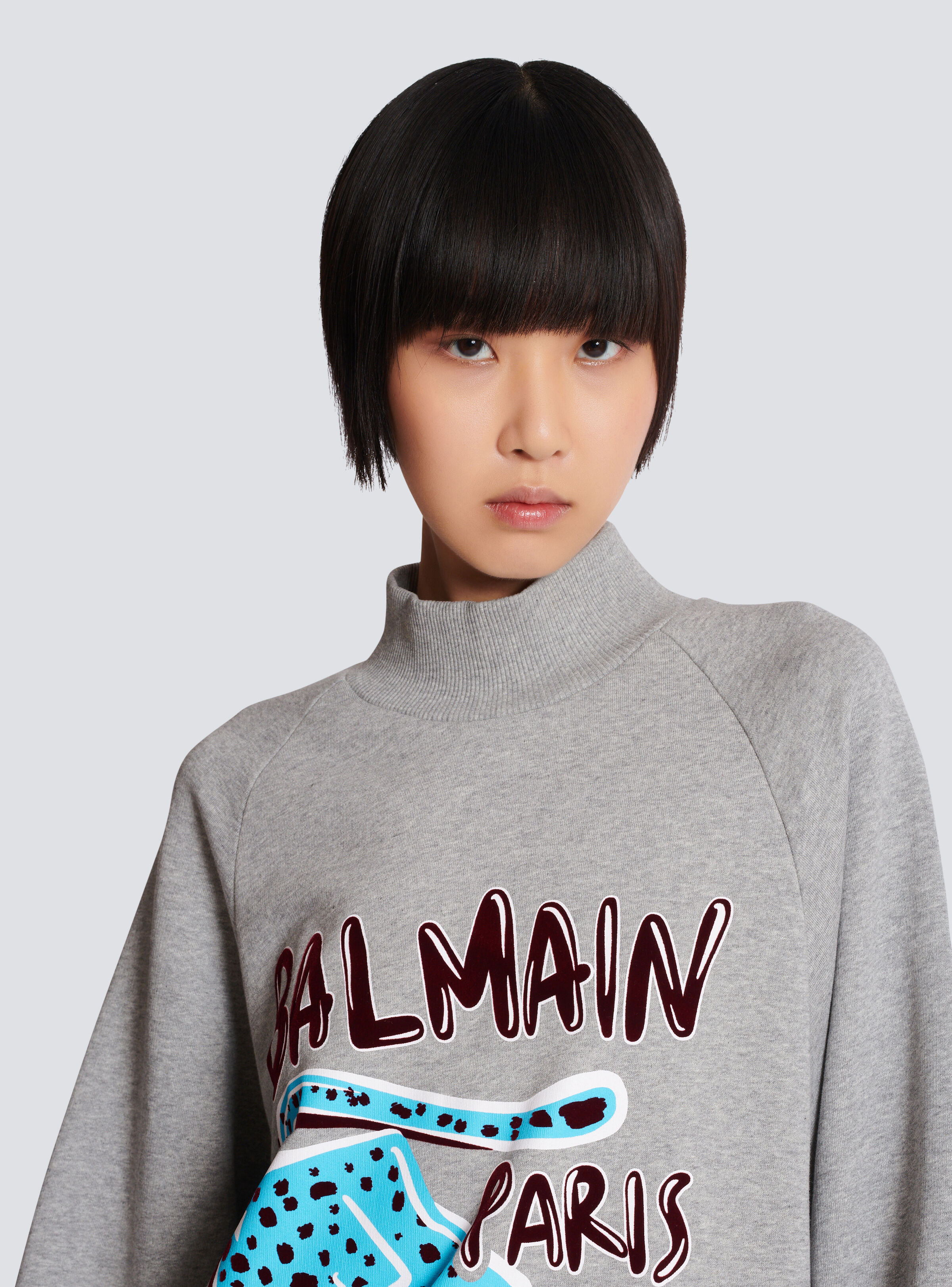 Printed fleece sweatshirt - 7