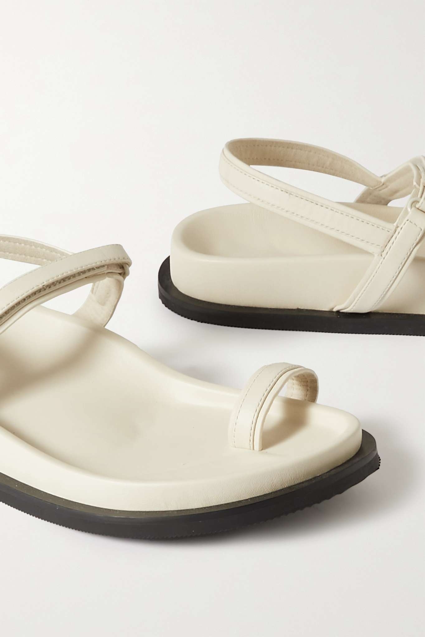 + NET SUSTAIN Keko leather sandals - 4