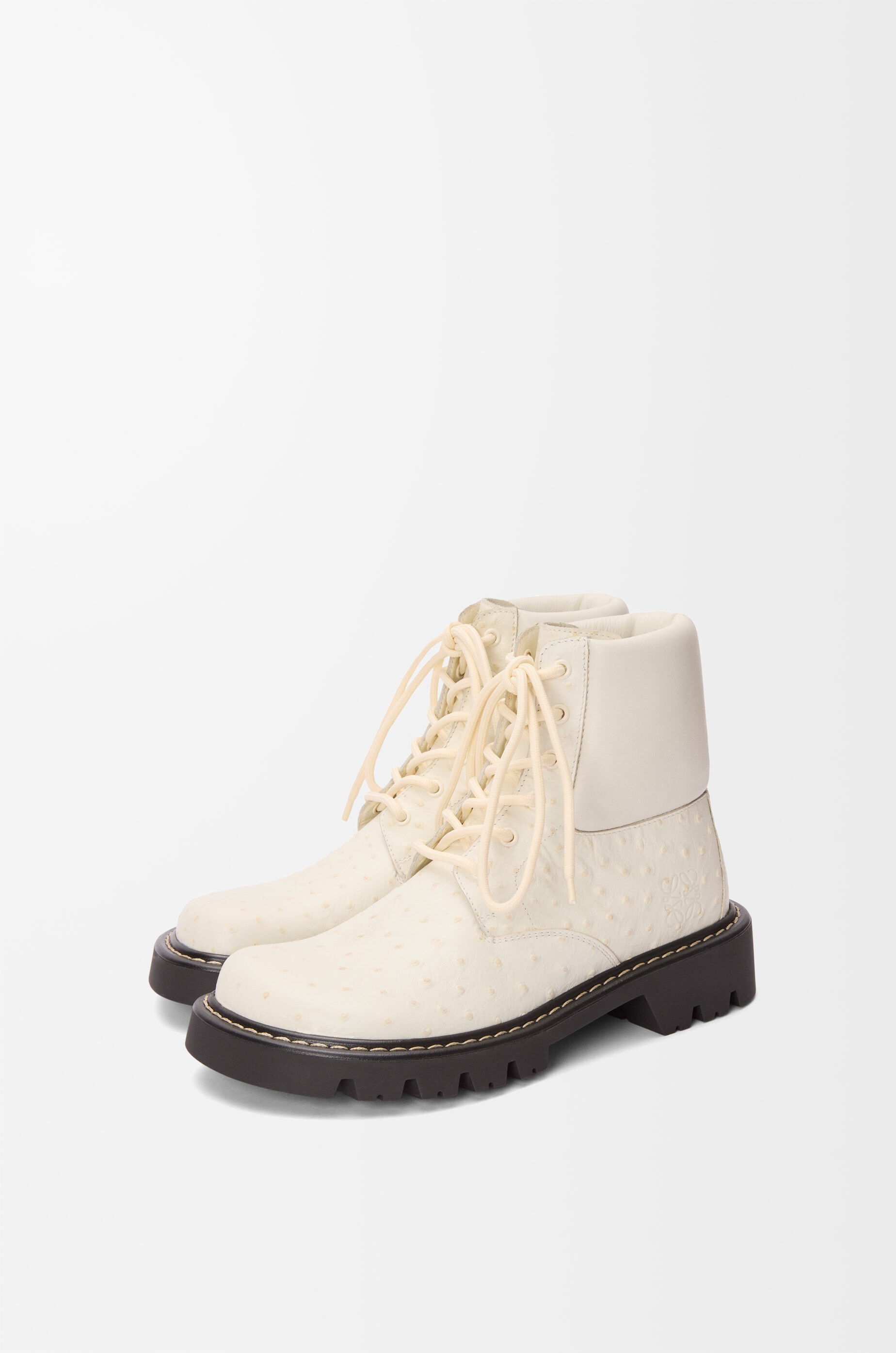 Sierra combat ankle boot in embossed calfskin - 2