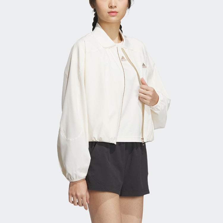 (WMNS) adidas Future Of Tech Shirt Jackets 'white' HY2827 - 4