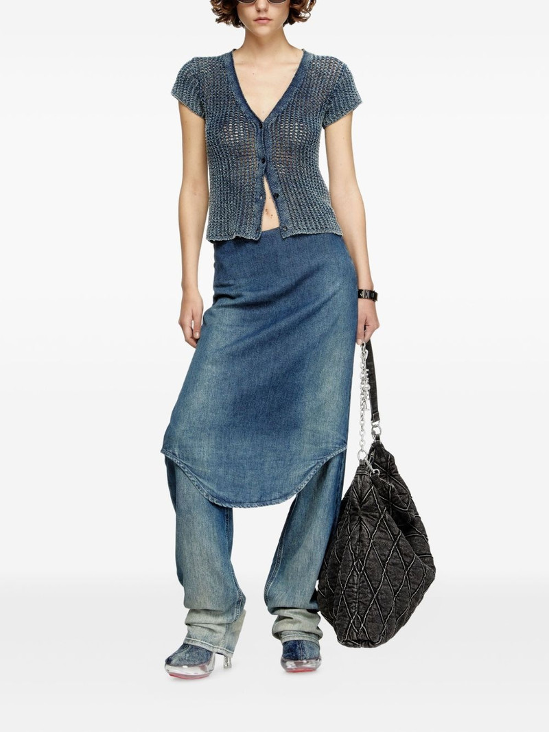 Diesel M-Rez knitted button-up cardigan outlook