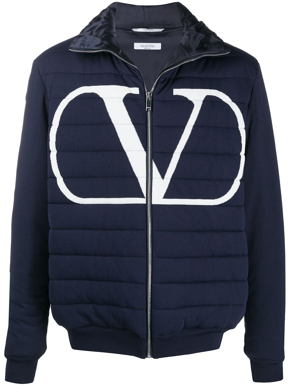 VLOGO quilted puffer jacket - 1