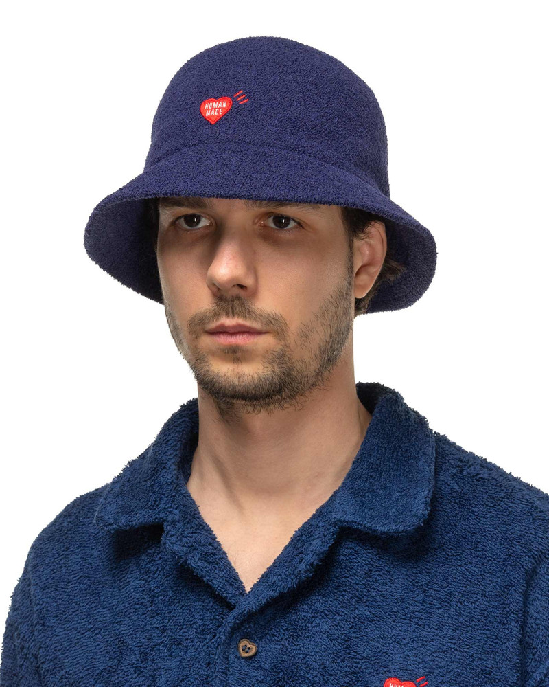 Human Made Pile Bucket Hat Navy outlook
