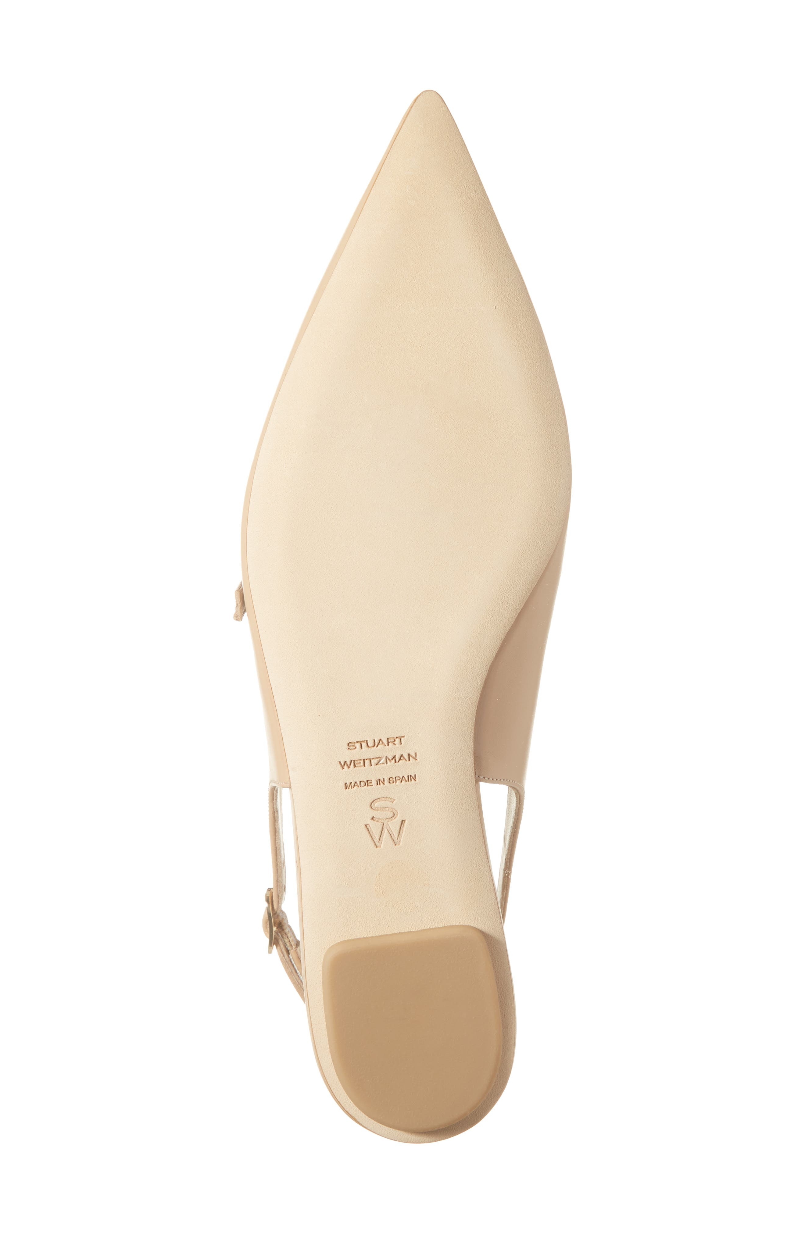 Stuart Weitzman Emilia Mary Jane Slingback Flat in Adobe Smooth Calf at Nordstrom - 6