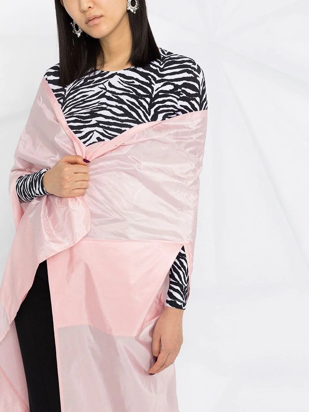 packable silk cape - 3